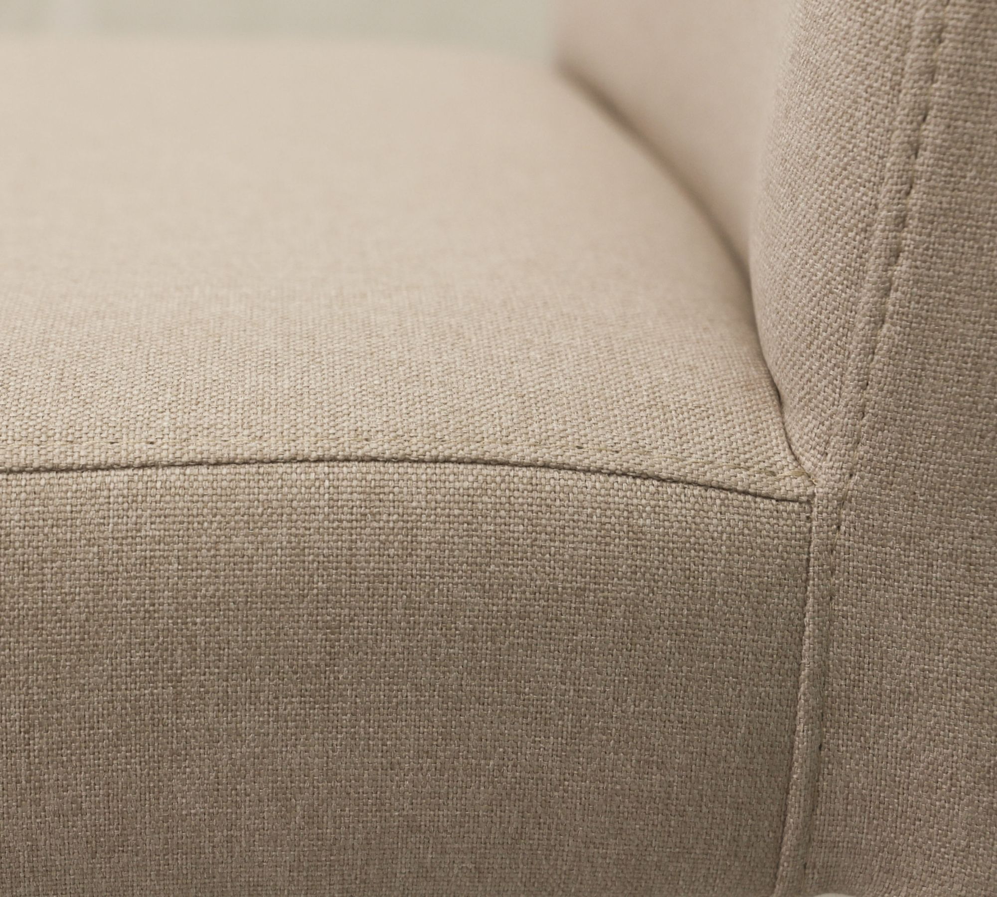 2x Florence Chair Wood Textile Cream