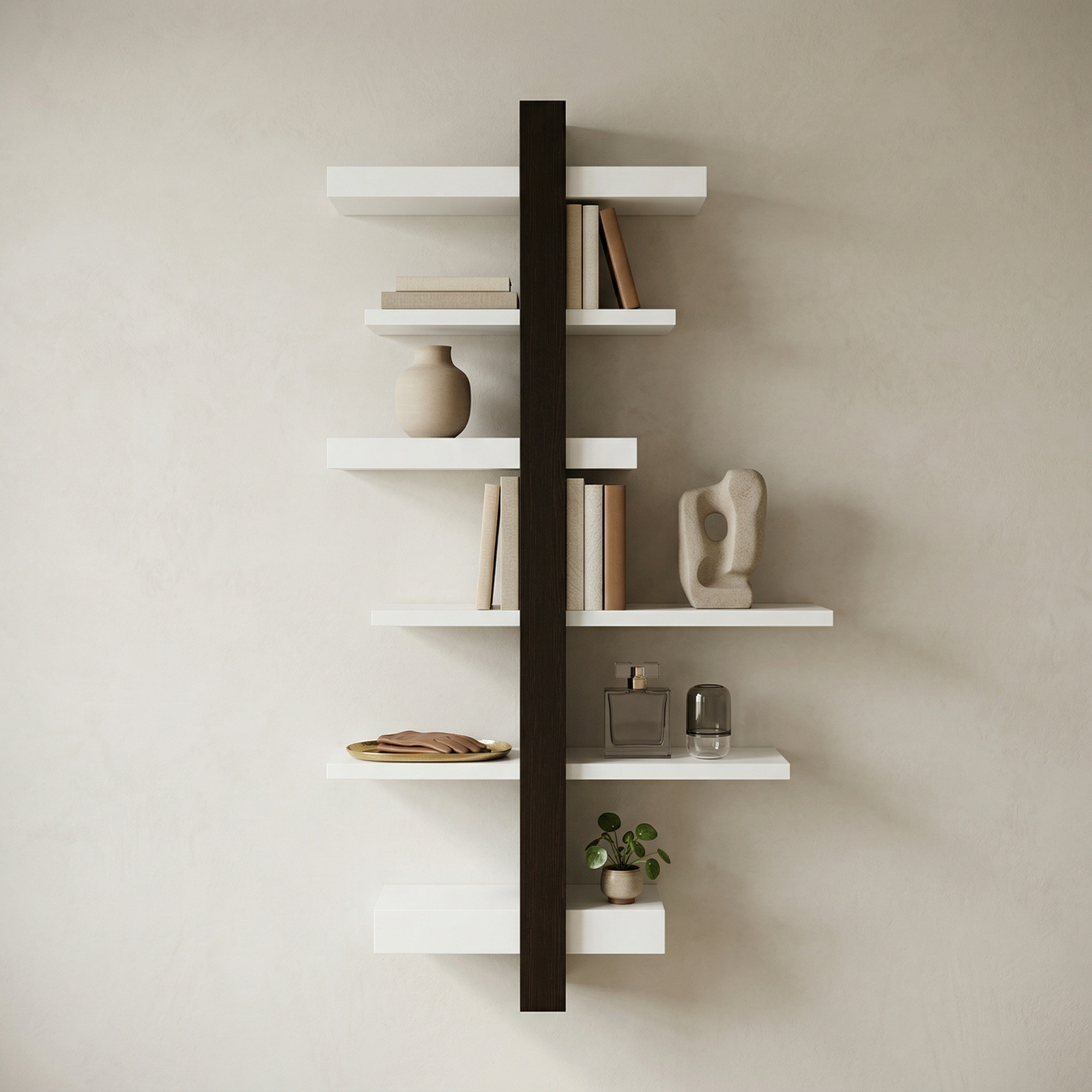 Emotion Bücherregal Holz Weiß