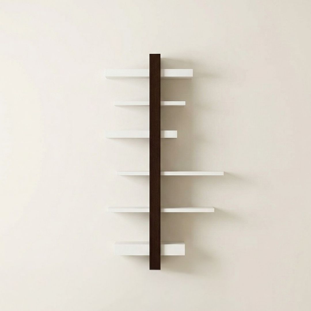 Emotion Bookshelf Wood White