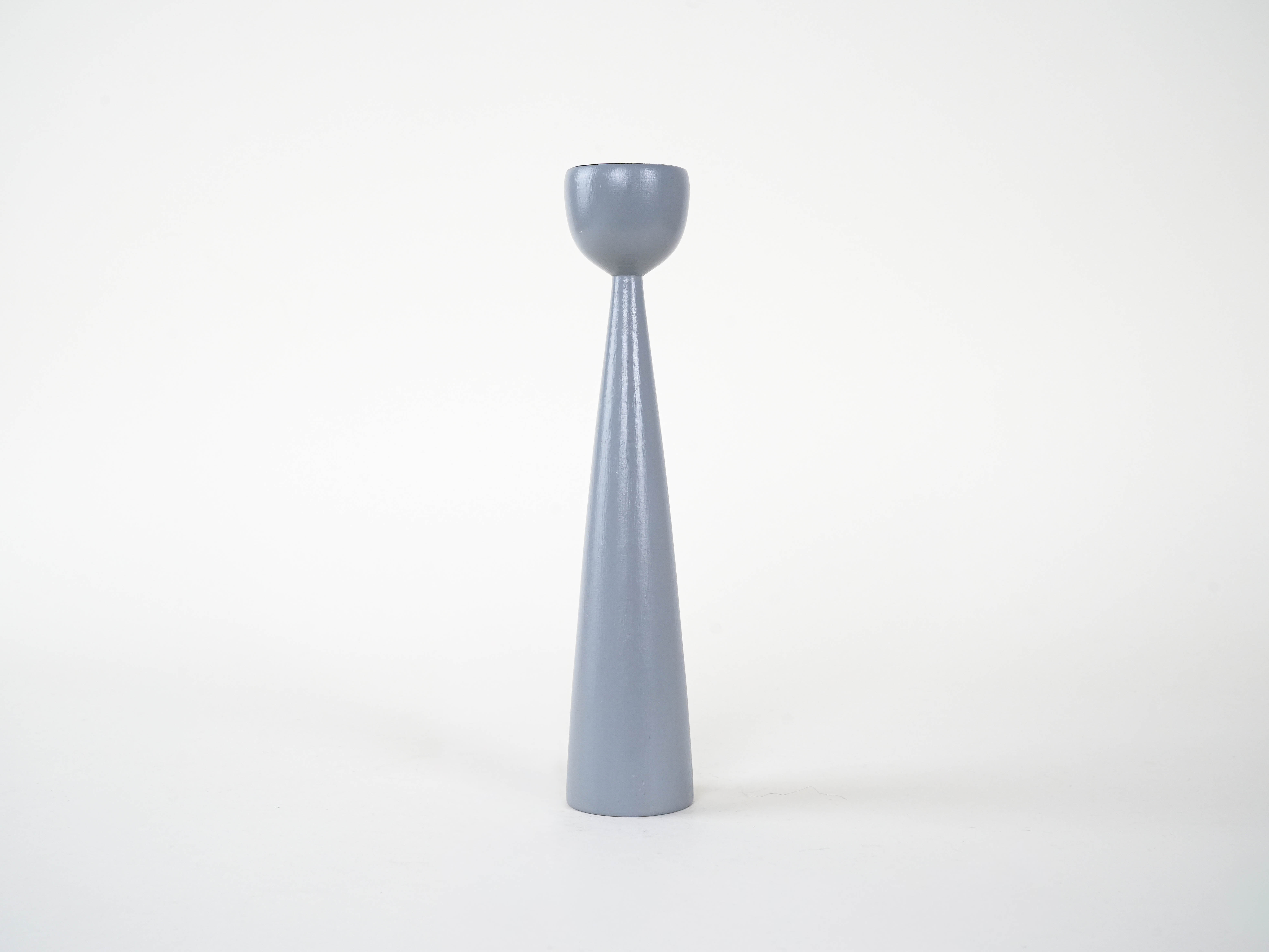 Candlestick 1970s Grey