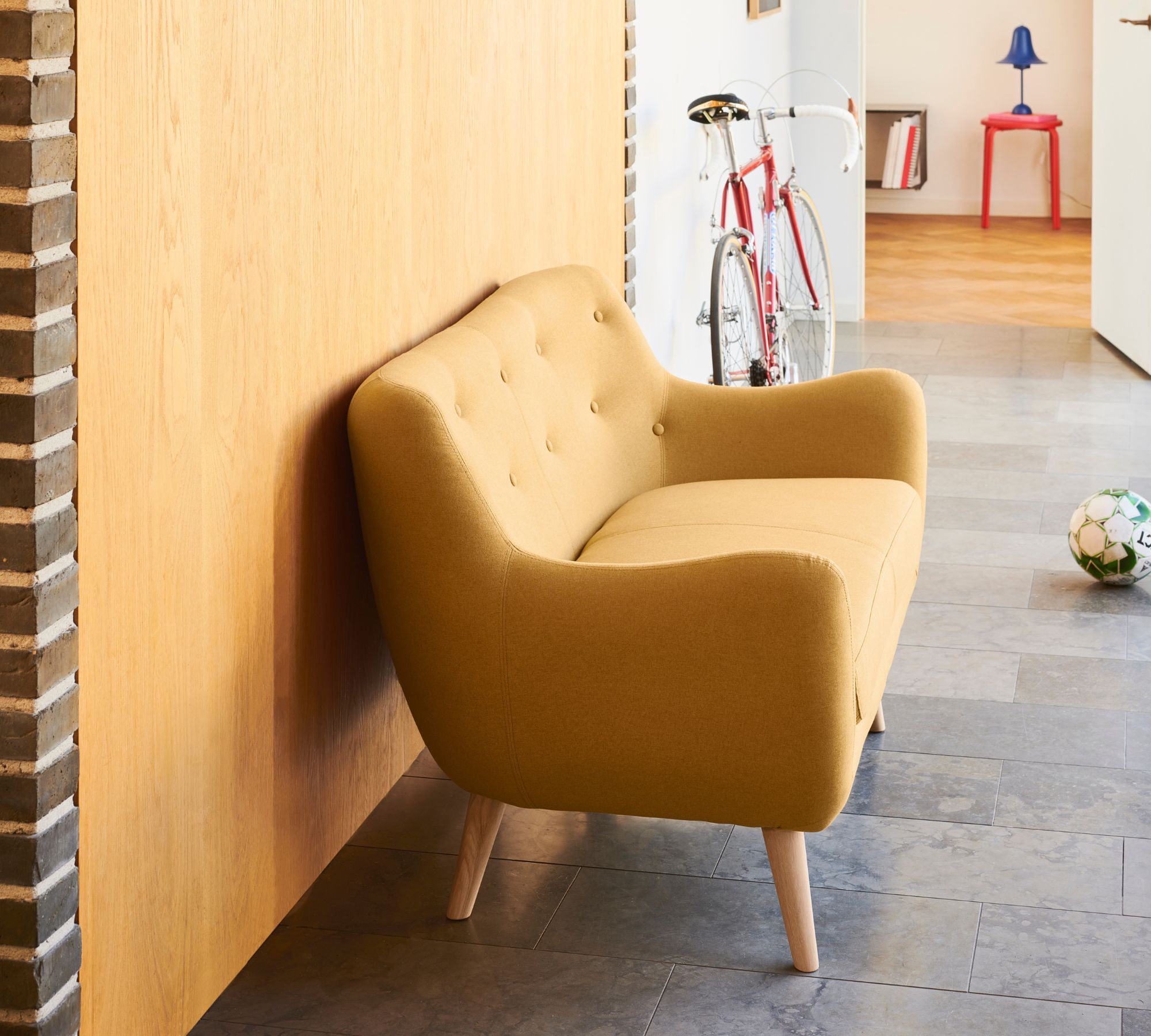 Herman Sofa 3-Seater Sunday Curry