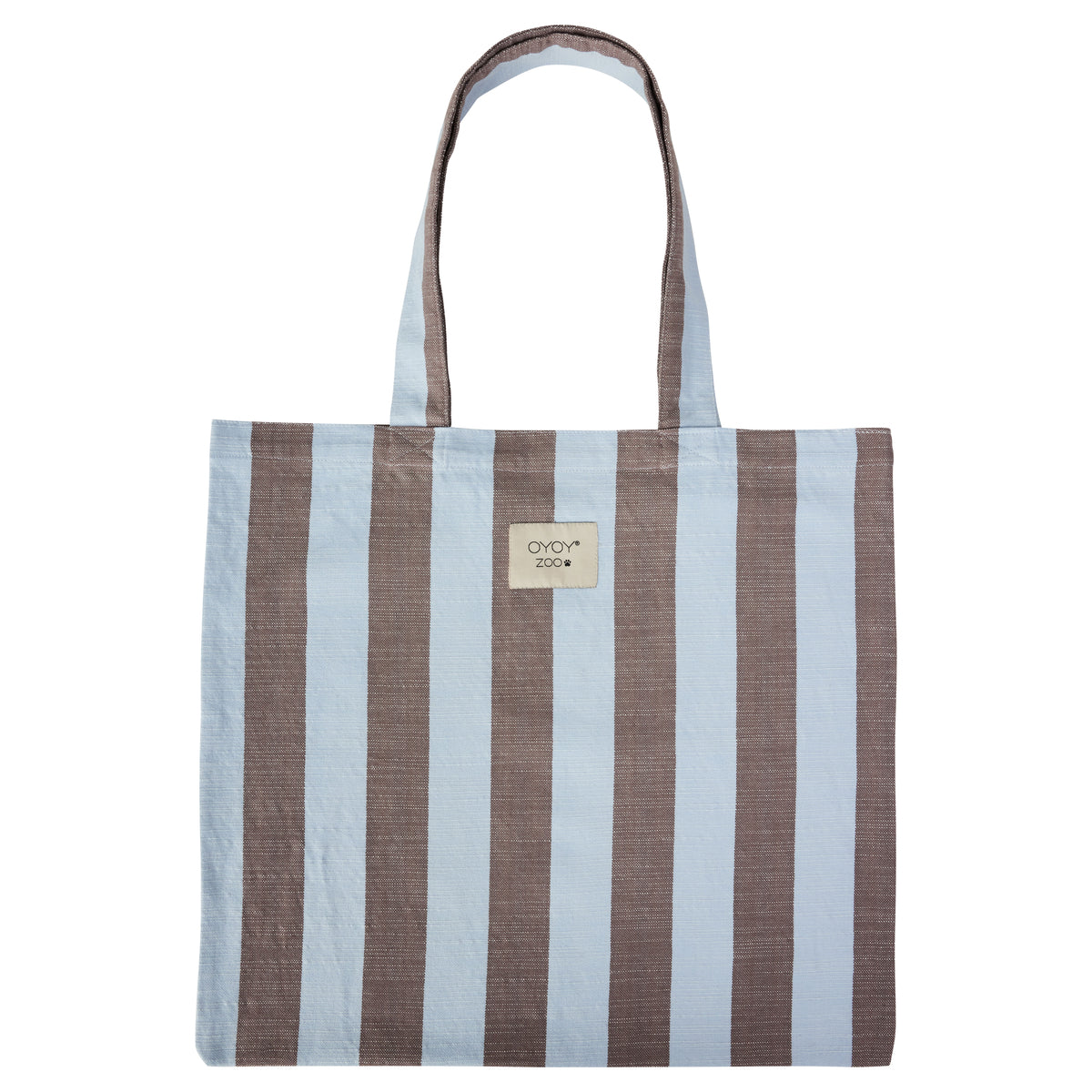 Tote Bag Polyester Recycled Blue Striped
