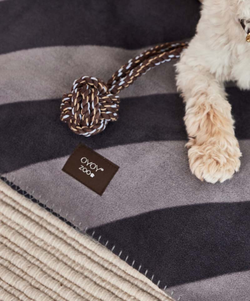 Coperta per cani Kaya piccola poliestere grigio