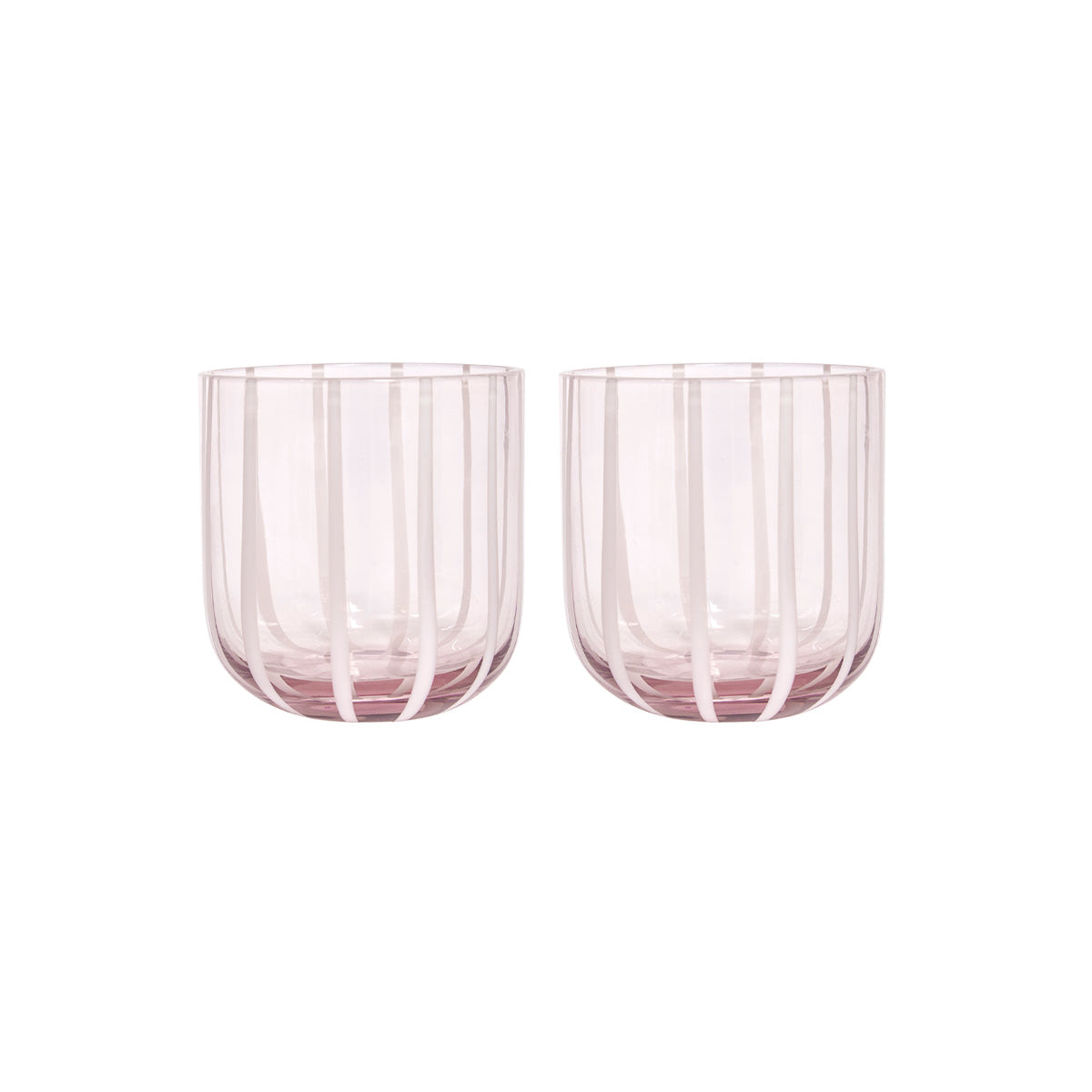Mizu Glass Set of 2 Pink