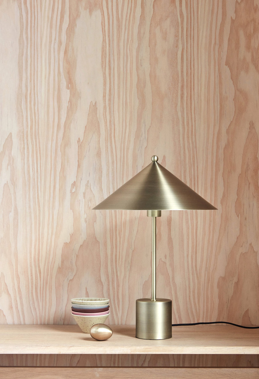 Kasa Table Lamp Steel Gold