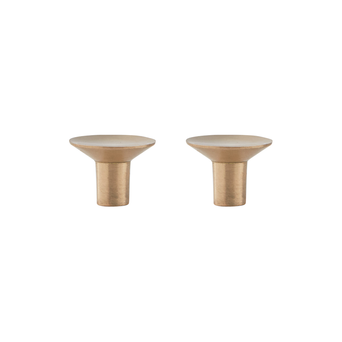 2x Rina Haken Messing Kupfer