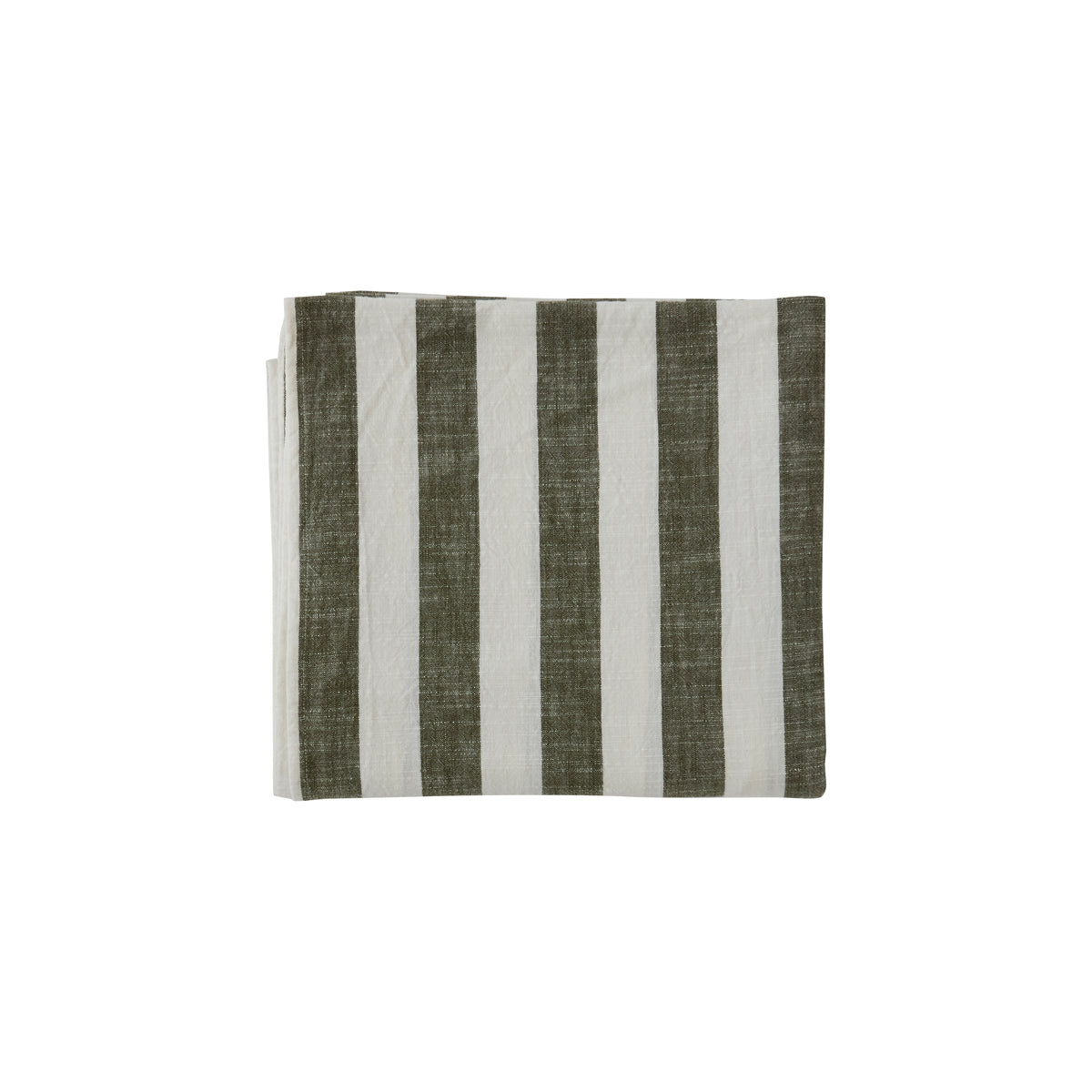 Tovaglia in cotone biologico verde oliva 260x140cm