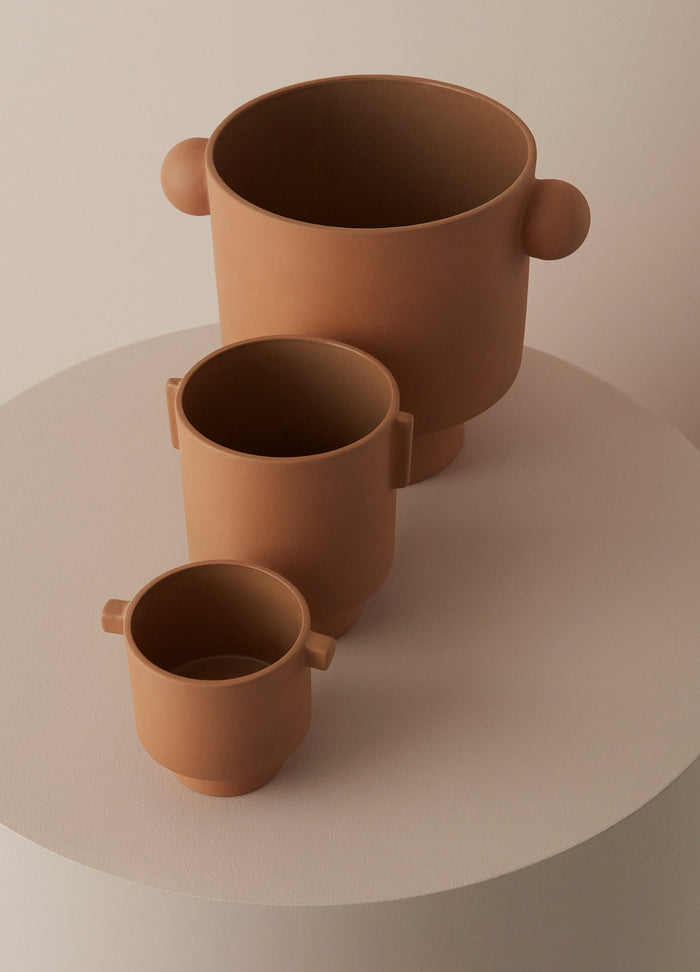 Inka Kana Topf Klein Stein Beige