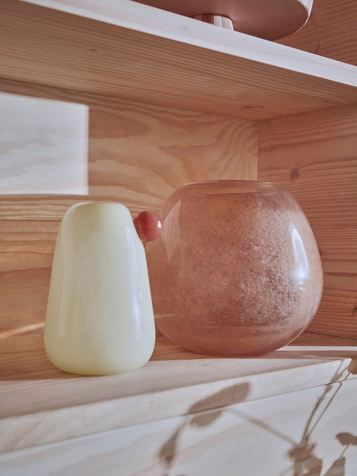 Vaso Lasi Medium Vetro Taupe