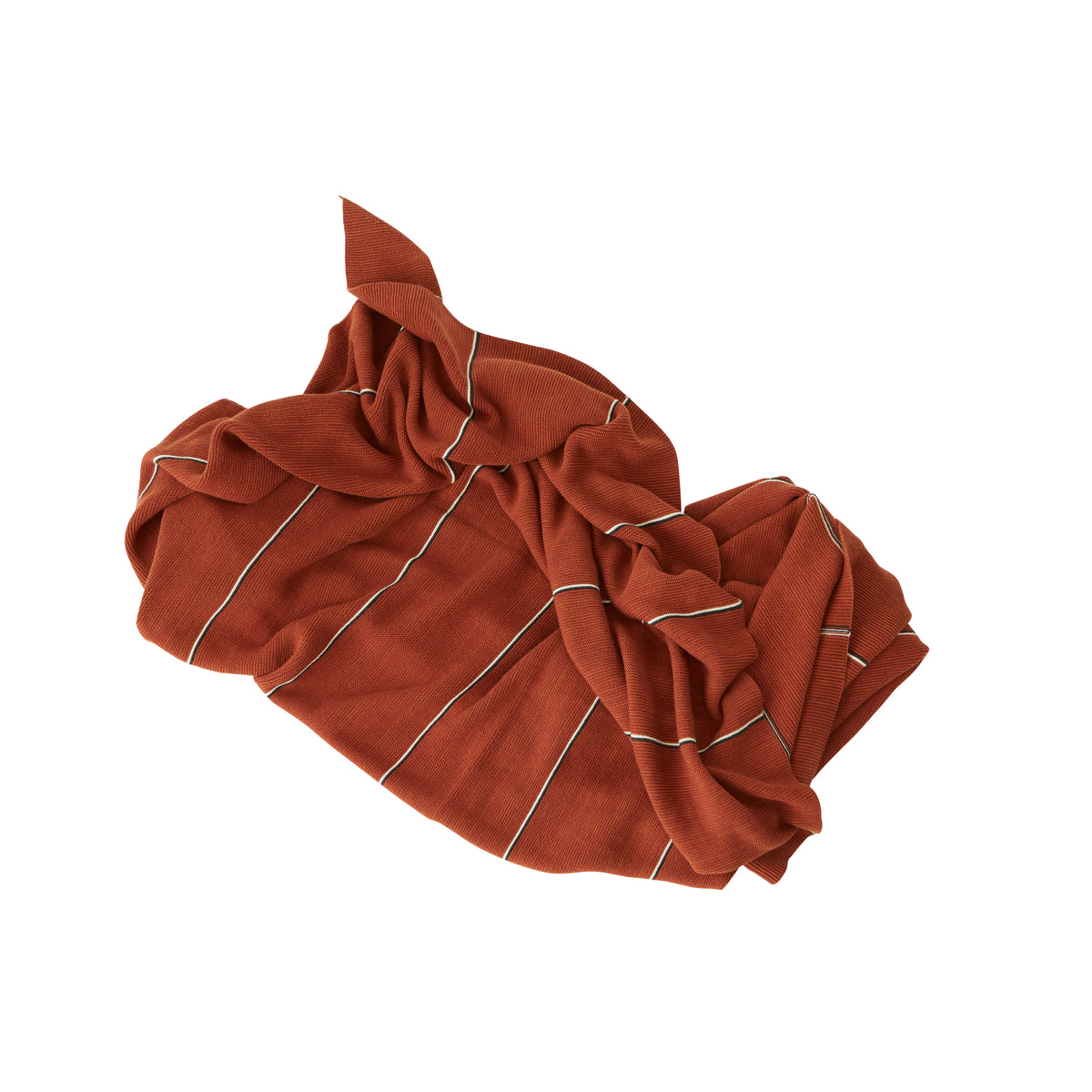 Iris Decke Bio-Baumwolle Rot
