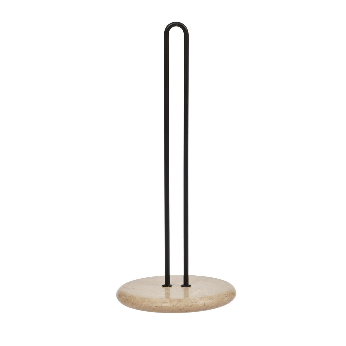 Savi Kitchen Roll Holder Marble Iron Beige