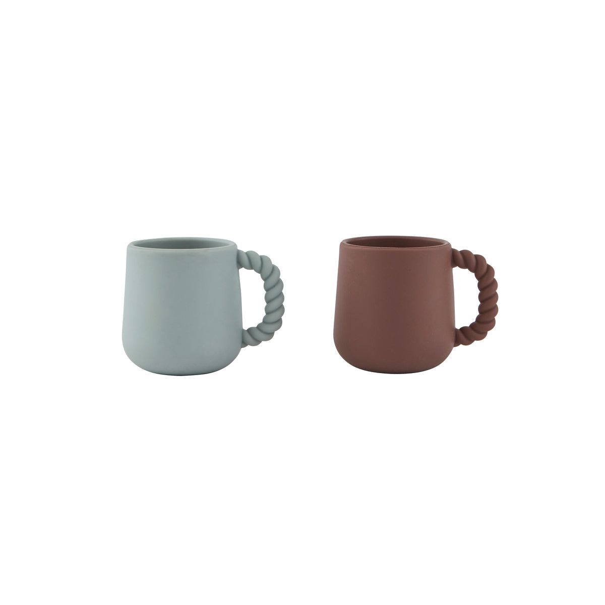 2x Mellow Cup Silicone Brown