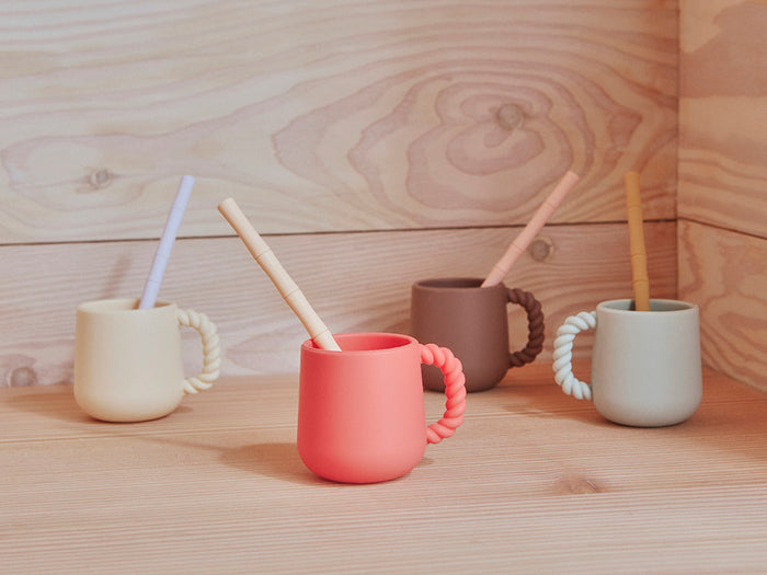 2x Mellow Cup Silicone Brown