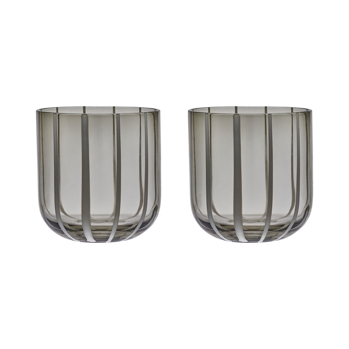 2x Mizu Glass Grey