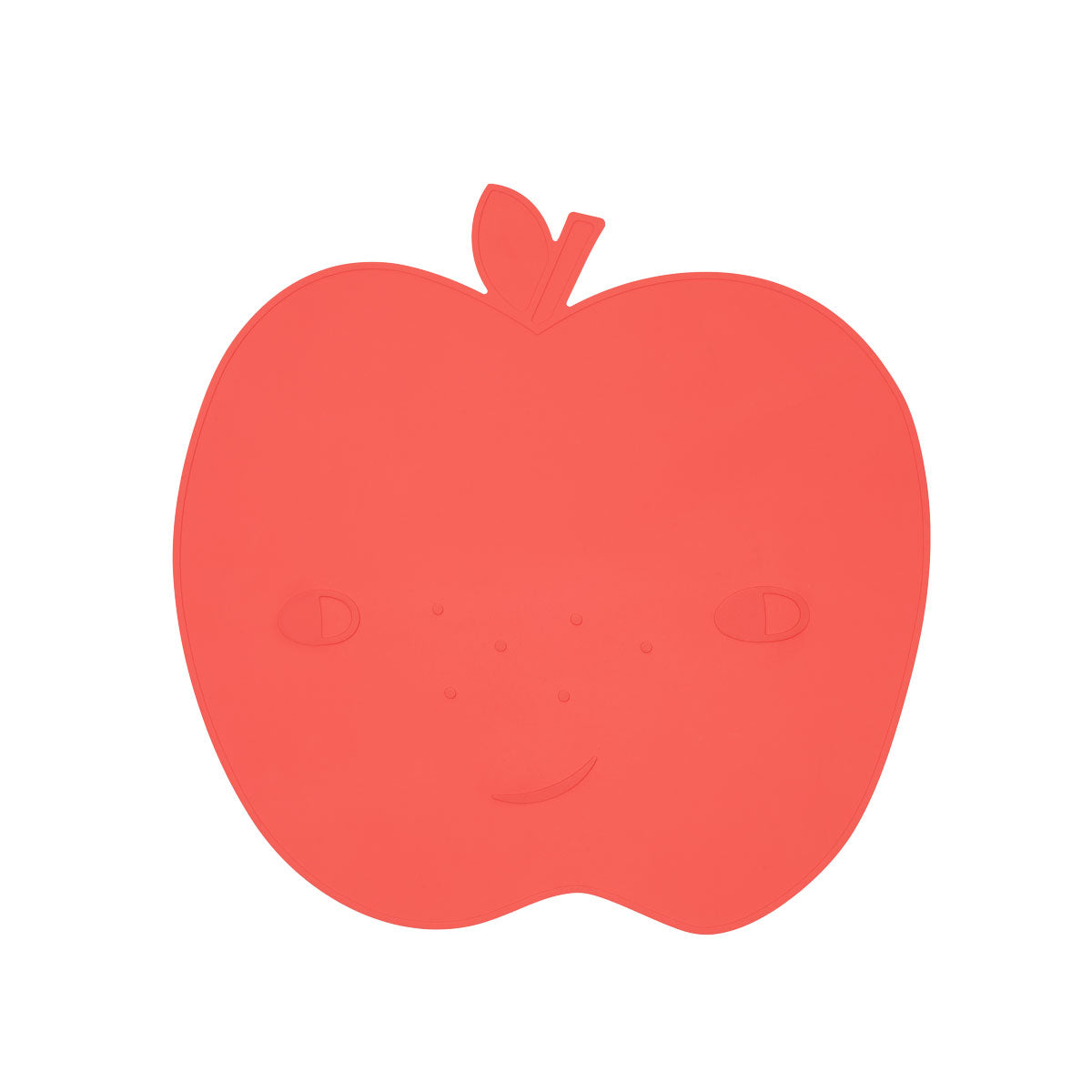 Yummy Apple Placemat Silicone Red