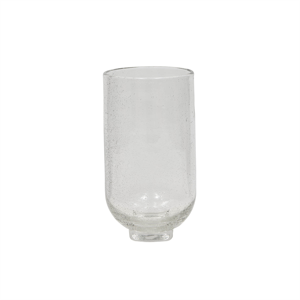 Kuki Vase Glass Transparent Small