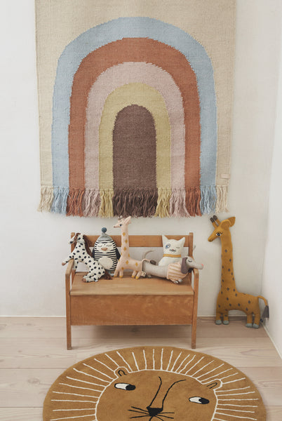 Kuscheltier Giraffe Bio-Baumwolle Gelb