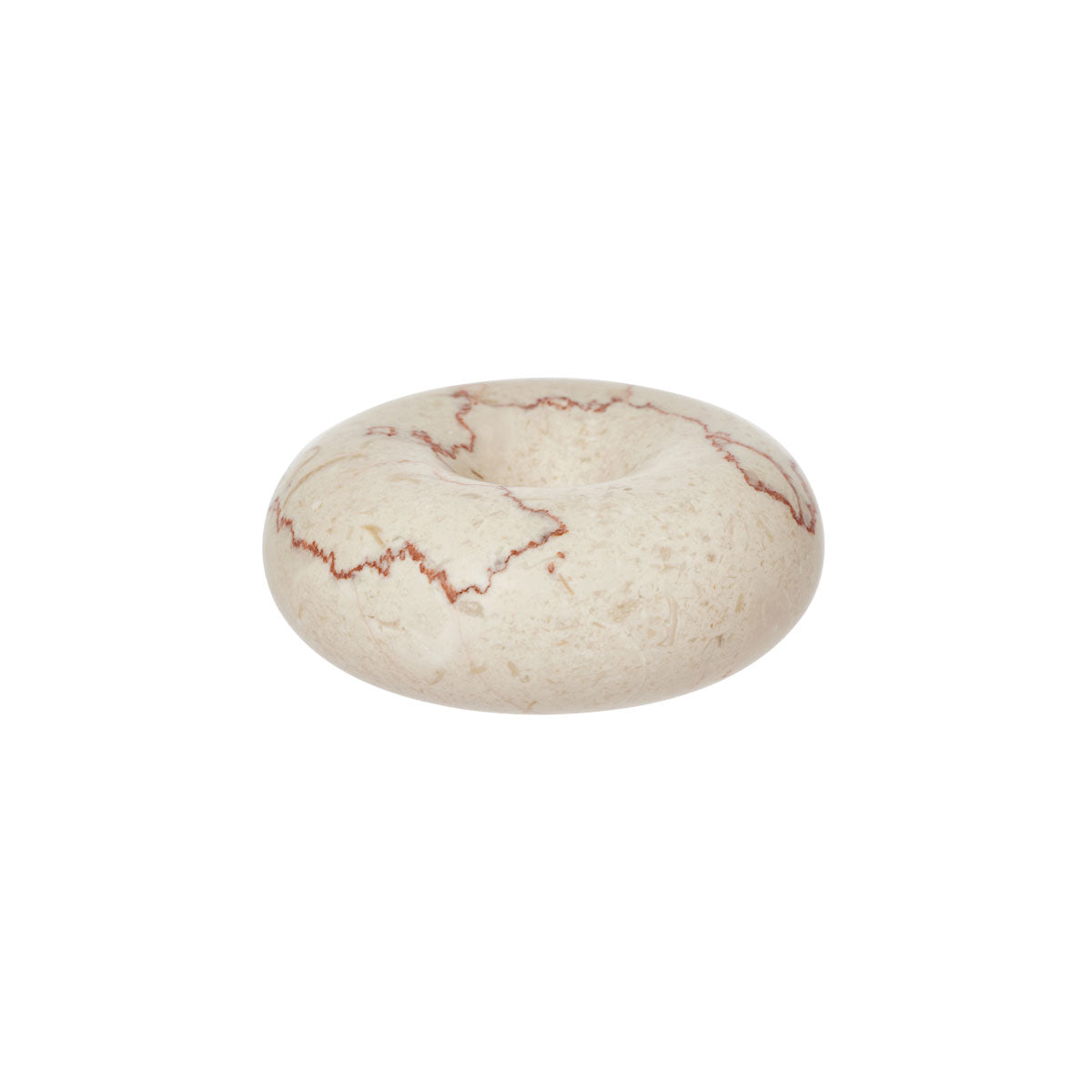 Savi Kerzenständer Klein Marmor Beige
