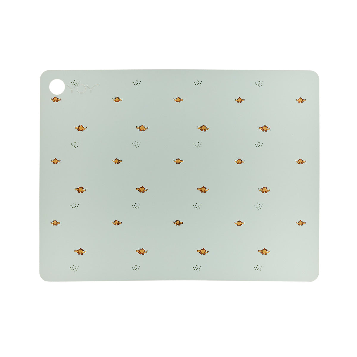 Billy The Dino Placemat Silikon Mehrfarbig