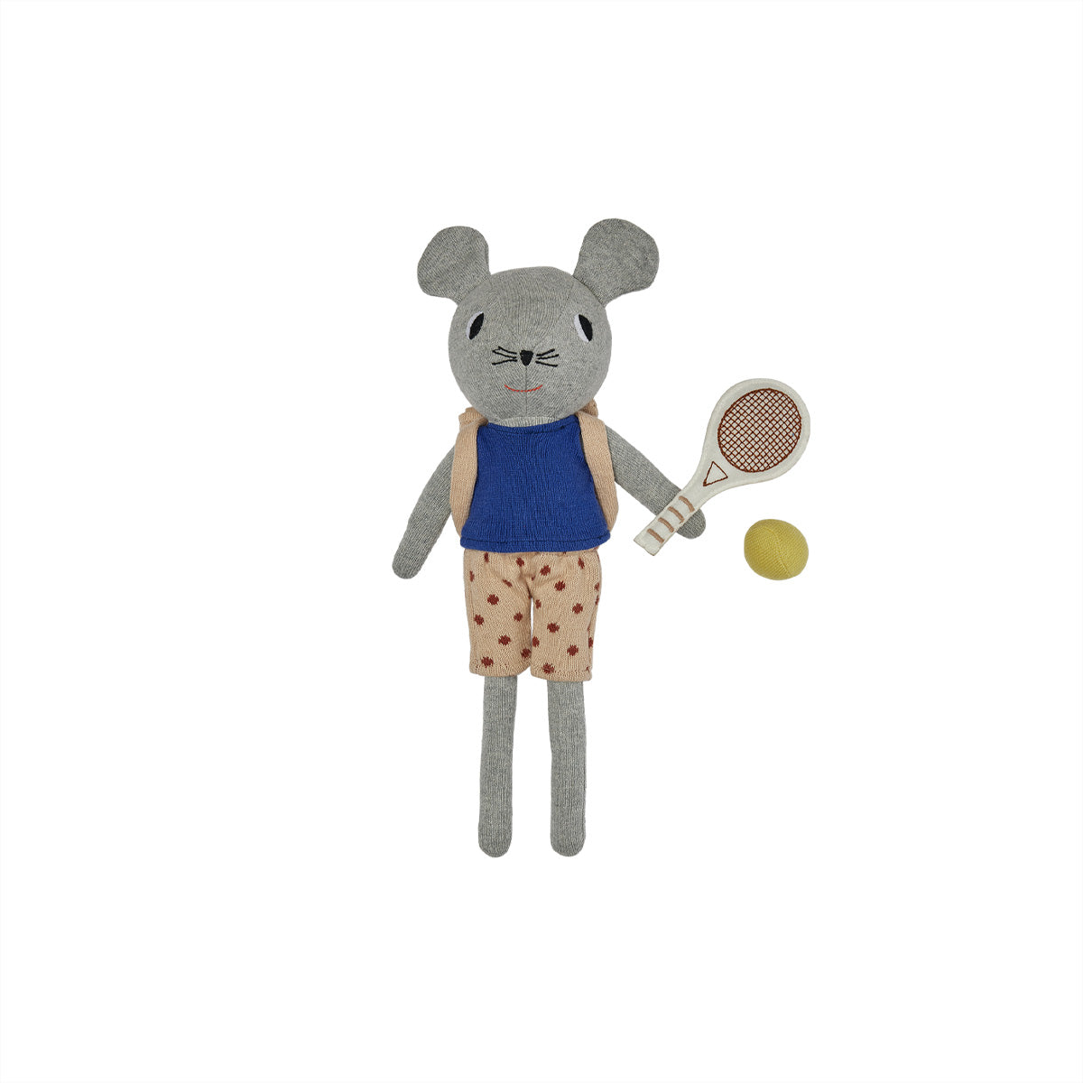 Nuni Maus Bambola da tennis multicolore