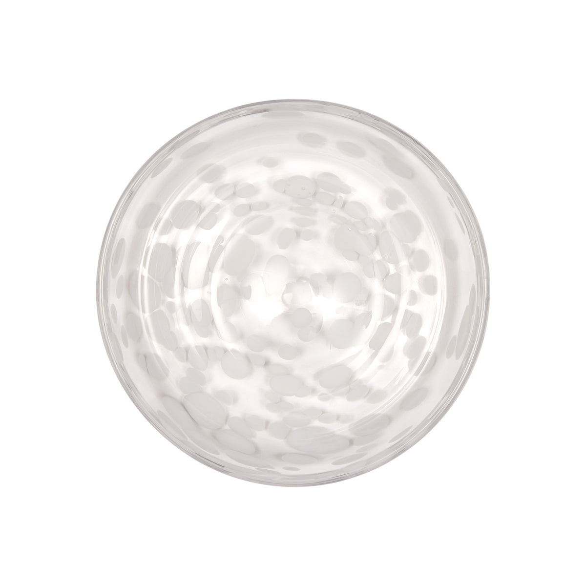 Jali Dessert Plate Glass Transparent