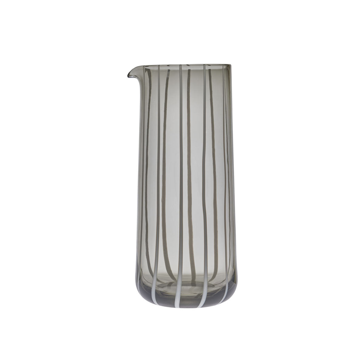 Mizu Wasserkaraffe Glas Grau