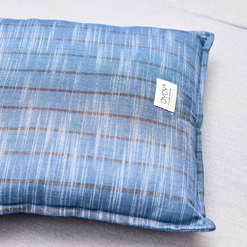 Kyoto Outdoor-Kissen Textil Blau