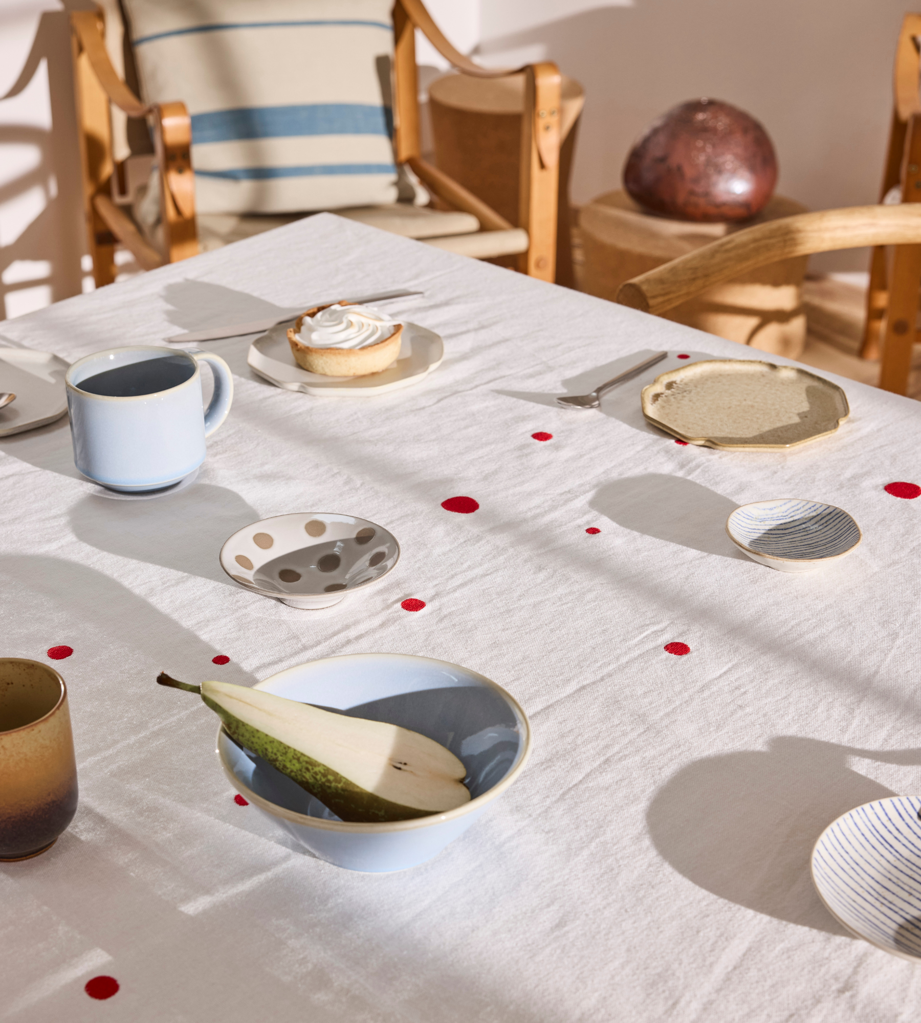 Nori Tischdecke Klein Weiß