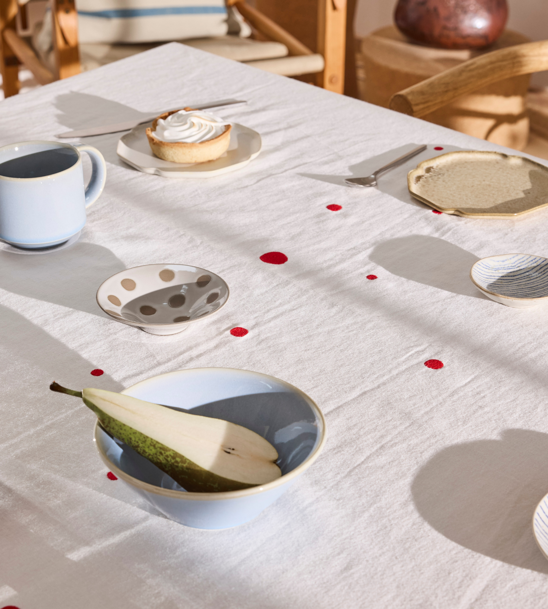 Nori Tablecloth Small White