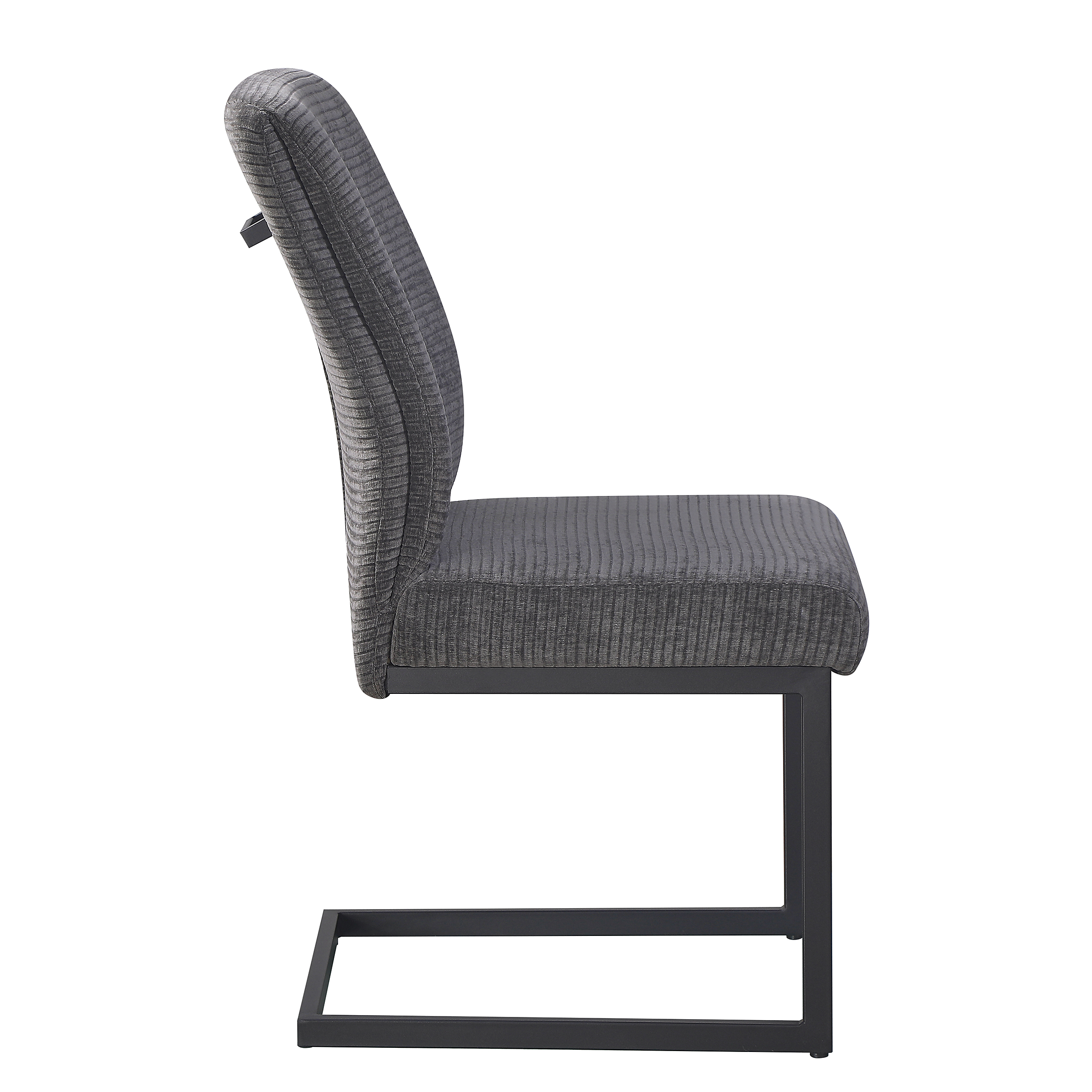 Polsterstuhl PAMALU 2er-Set Grau