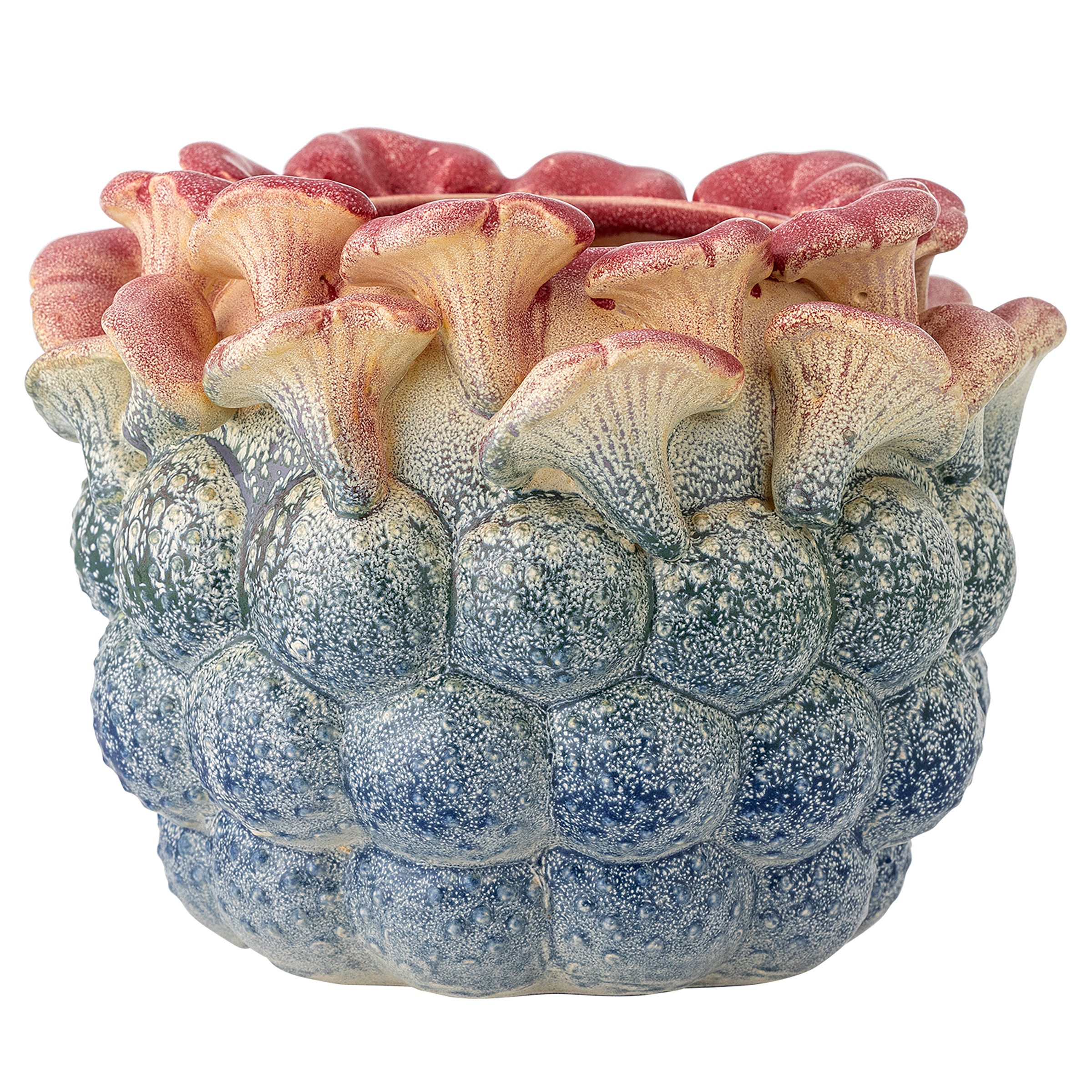 Blumentopf Maidan Steingut Rosa