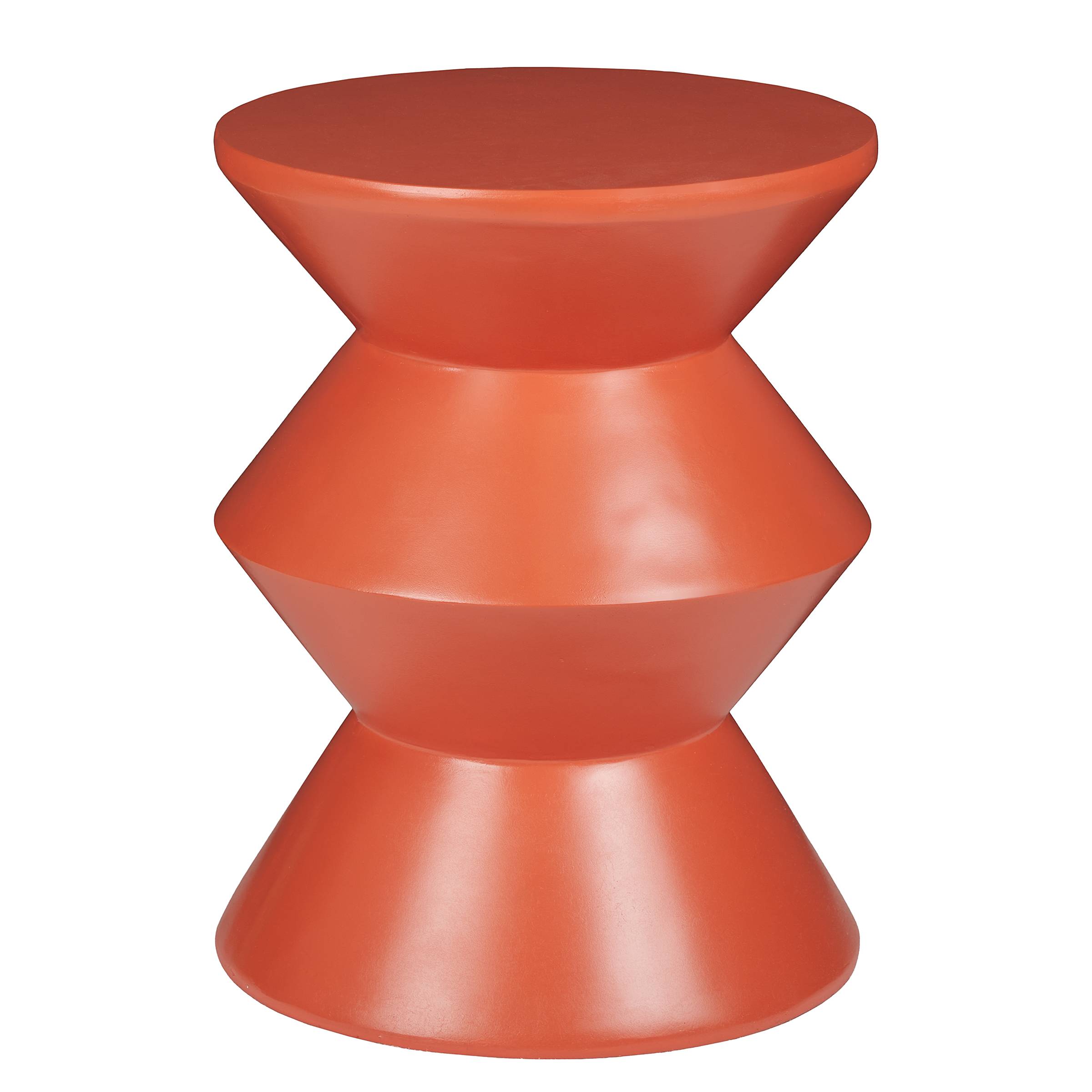 Beistelltisch PIECES MGO, Keramik Rot