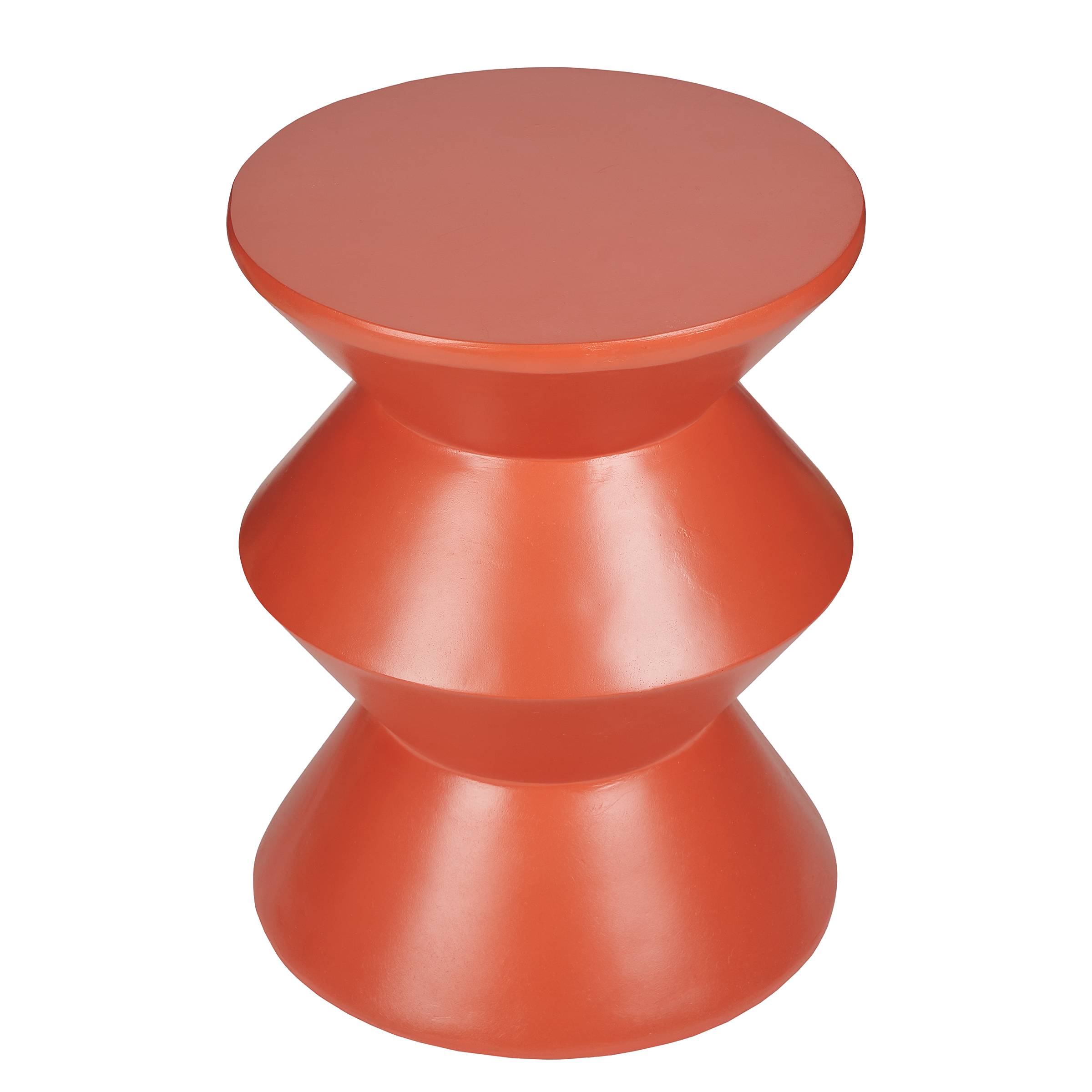 Beistelltisch PIECES MGO, Keramik Rot