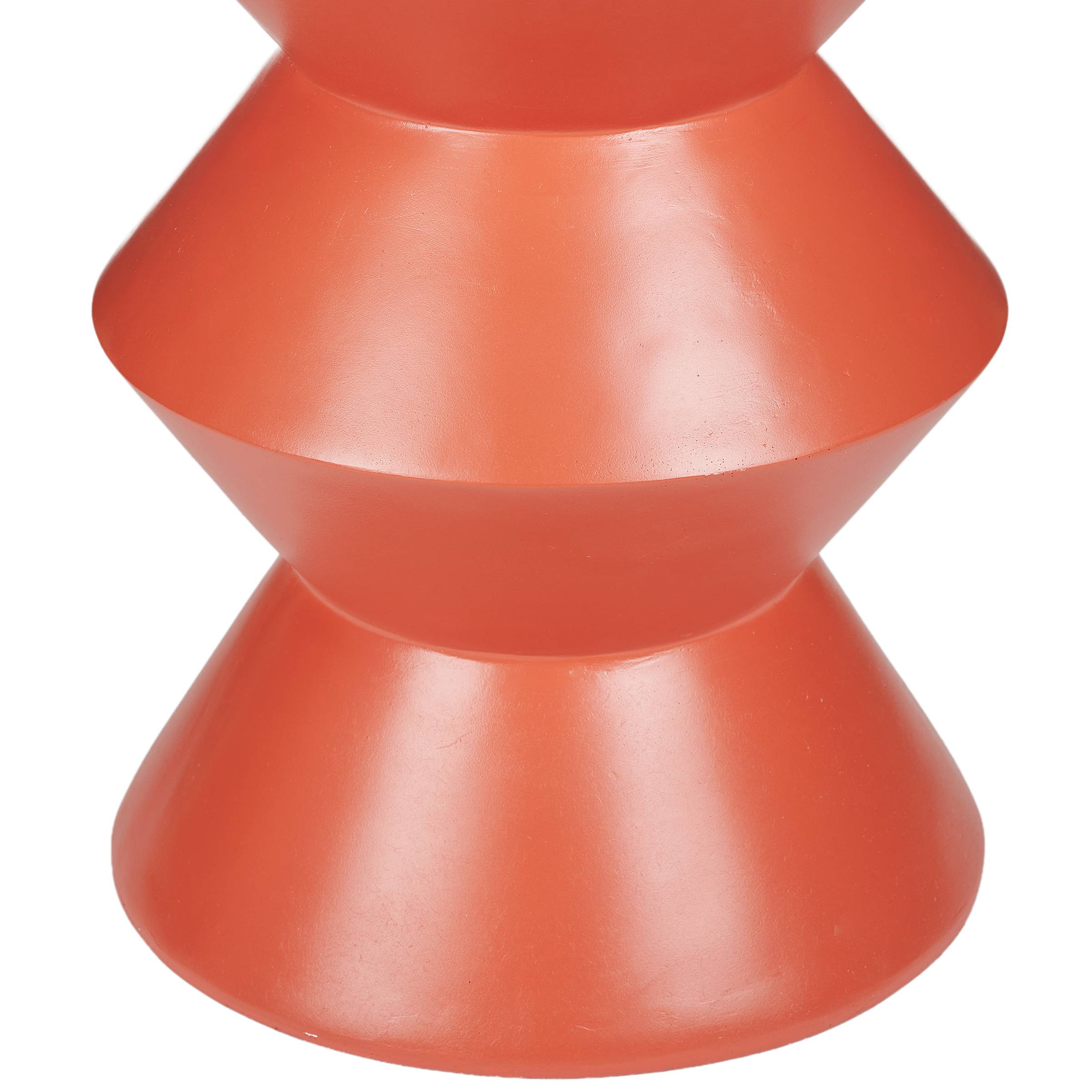 Beistelltisch PIECES MGO, Keramik Rot