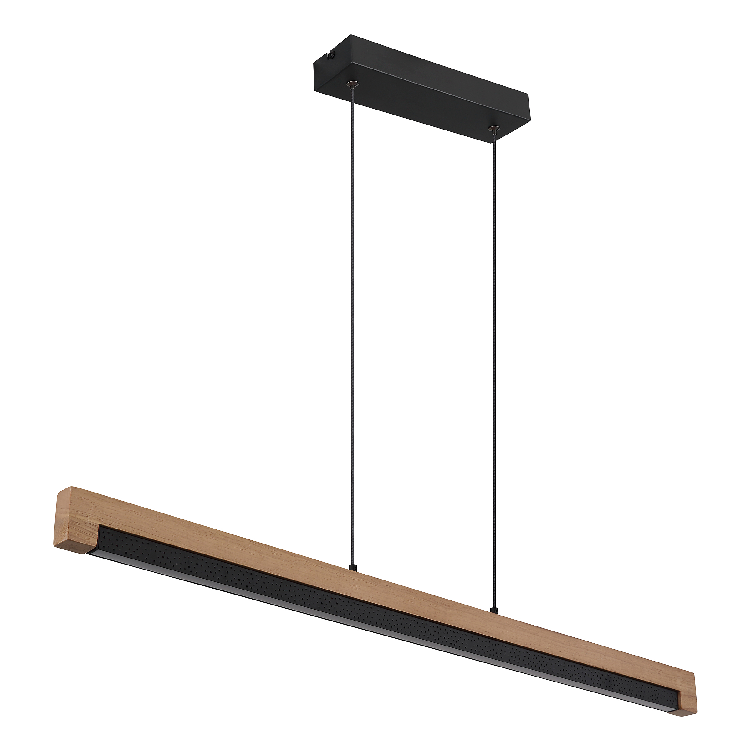 LED-Pendelleuchte Starla Gummibaum massiv / Eisen 1-flammig