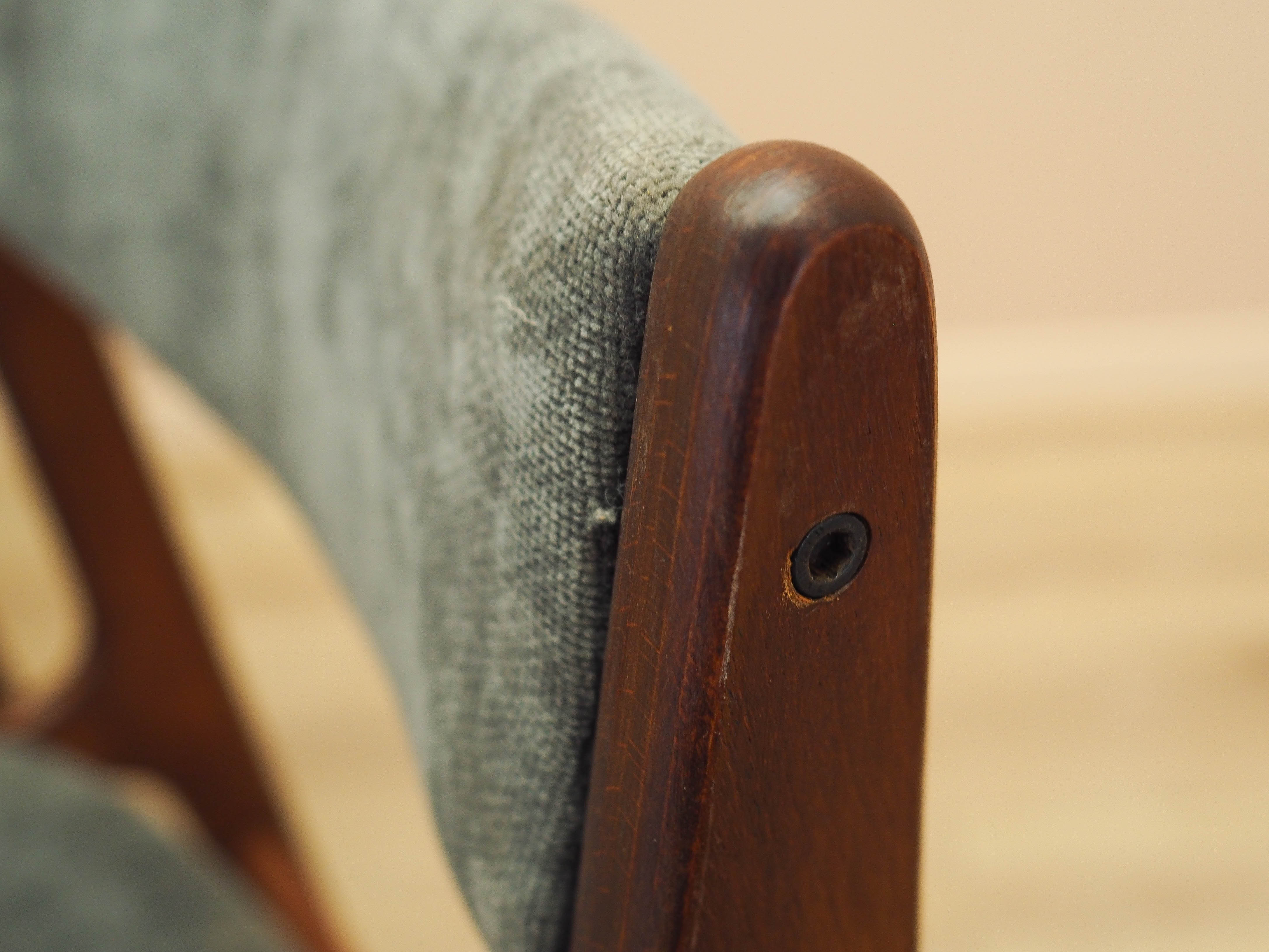 Four-piece set of teak chairs 1970s