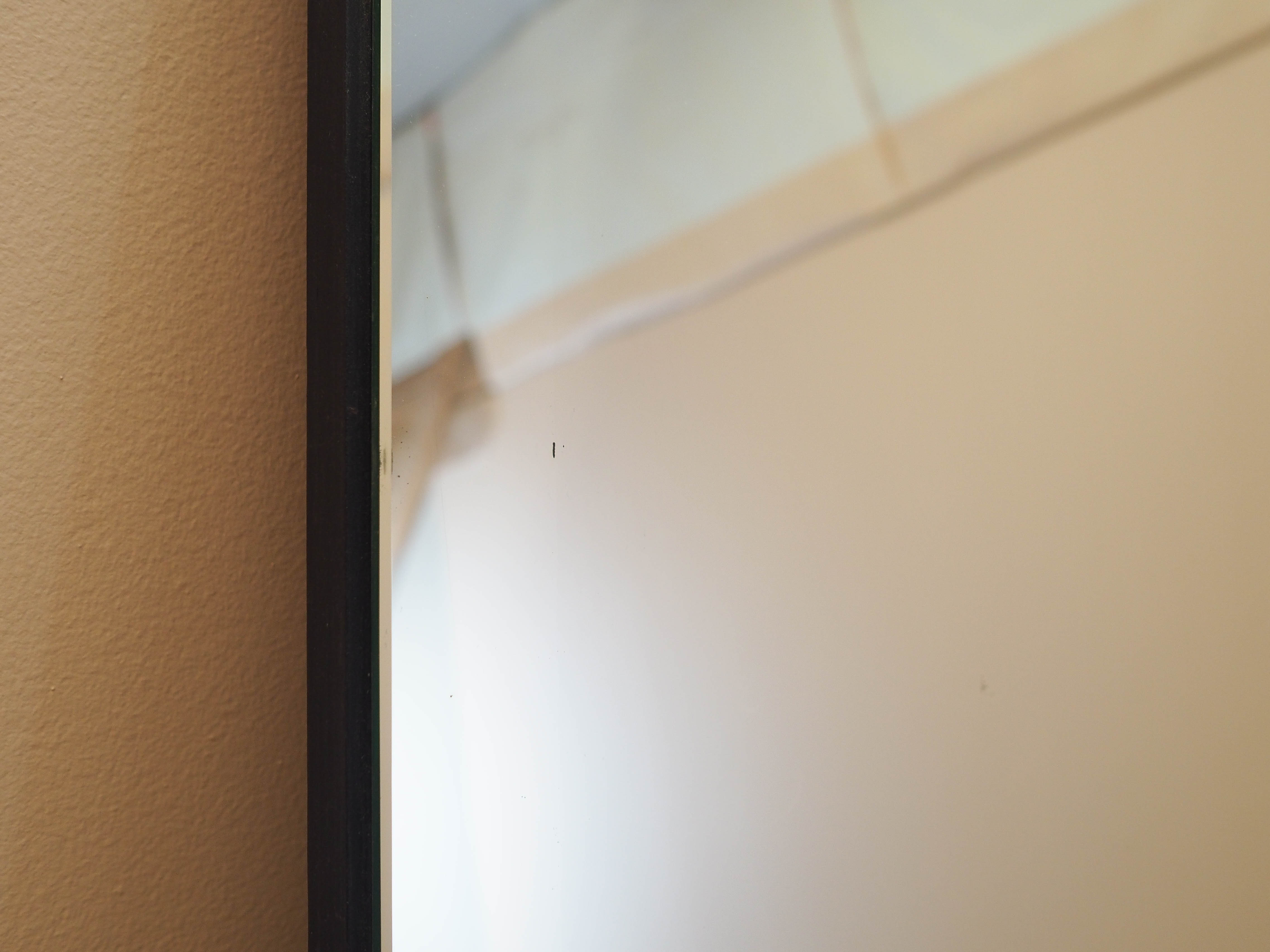 Mirror in wooden frame 1970s