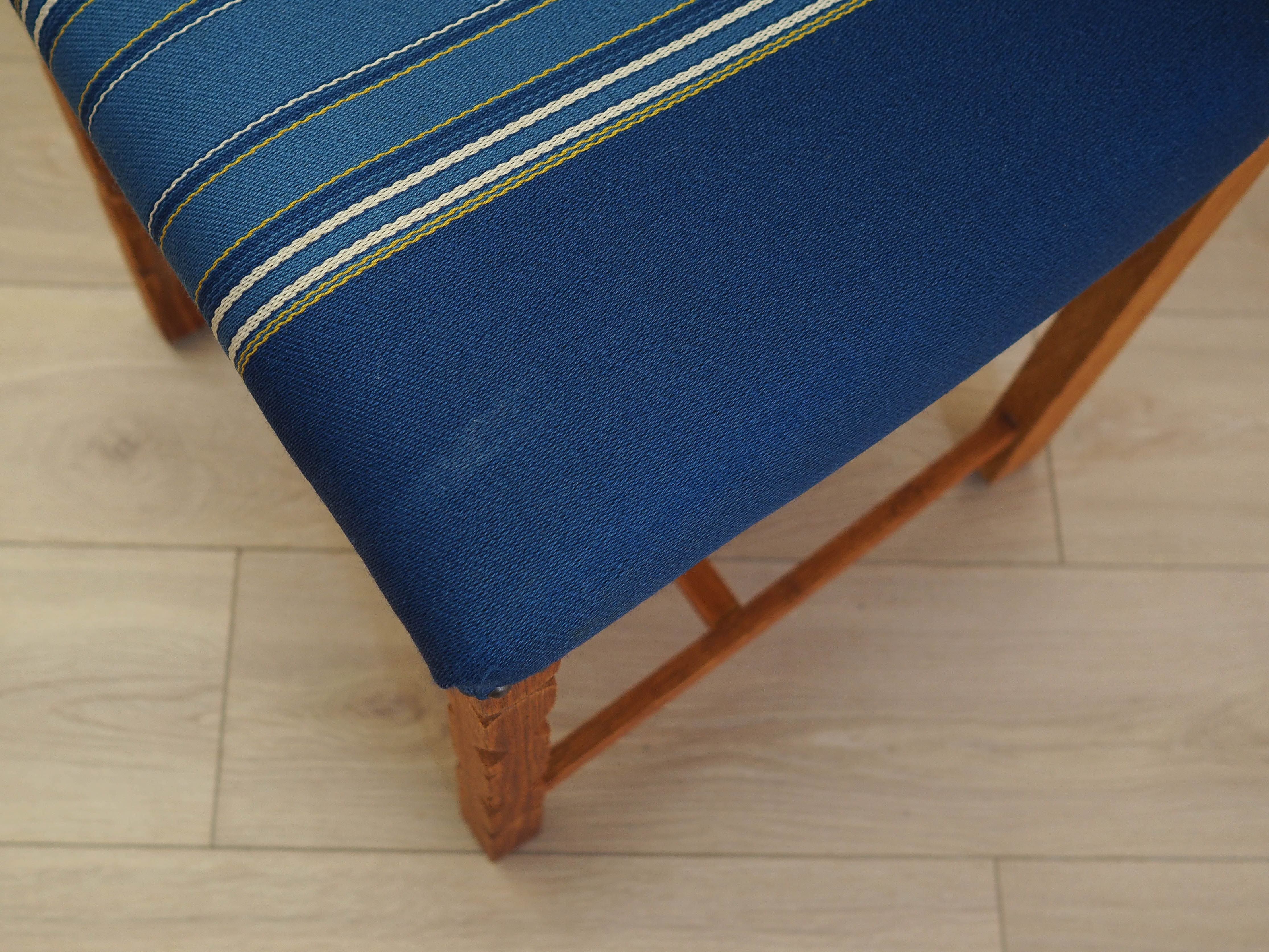Set of six oak chairs 1960s