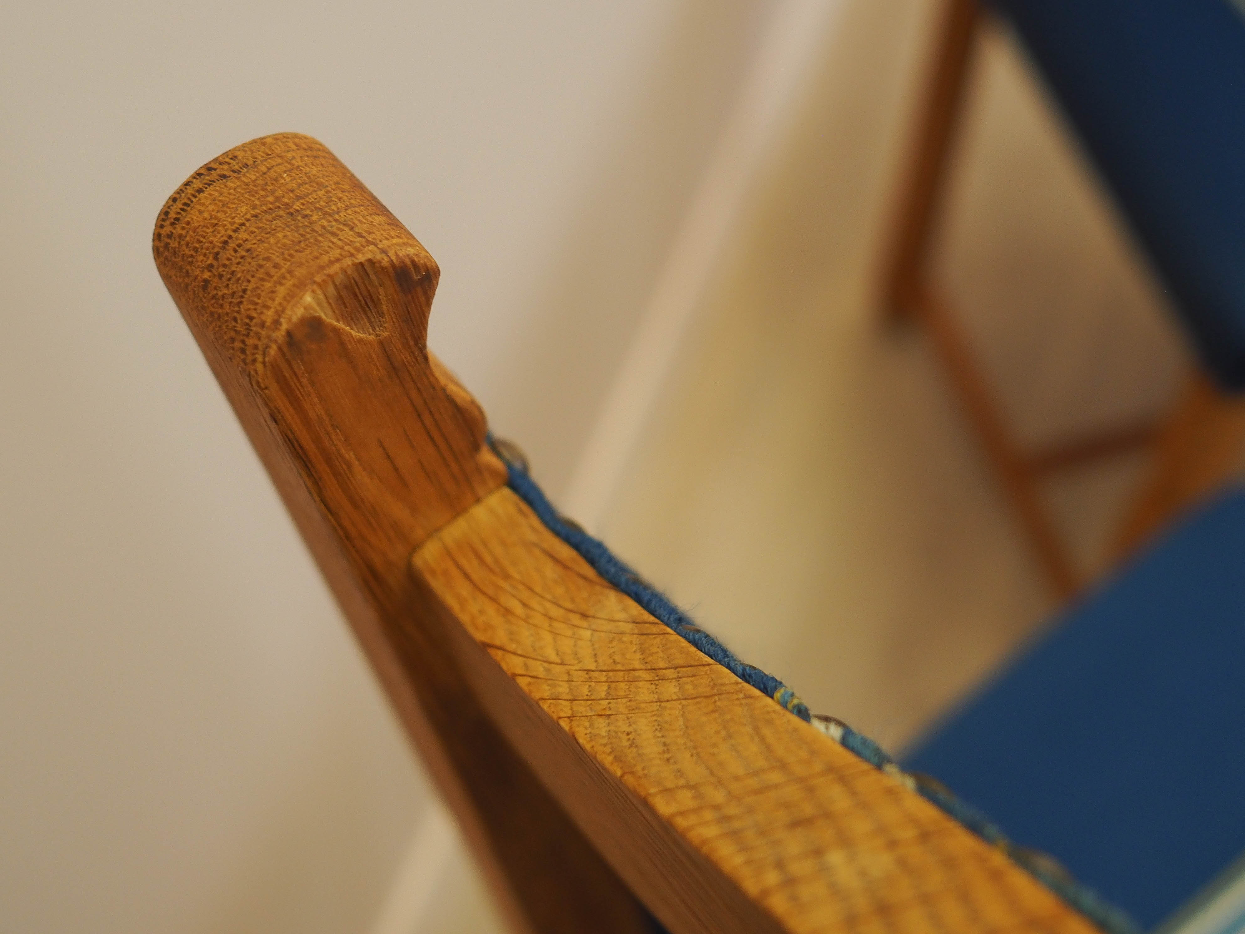 Set of six oak chairs 1960s