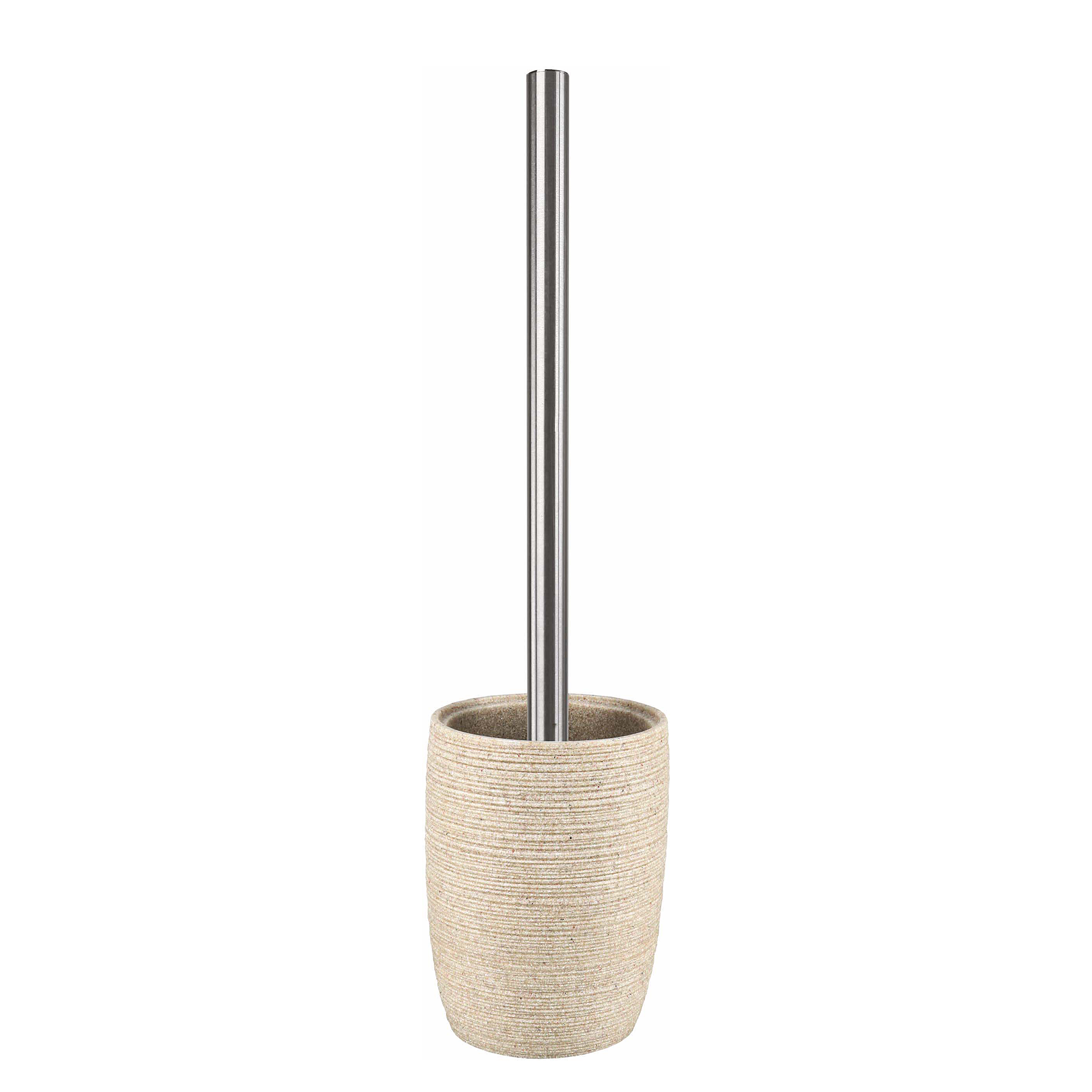 WC-Bürsten-Halter Sand Beige Braun Polyresin 10 x 37 x 10 cm