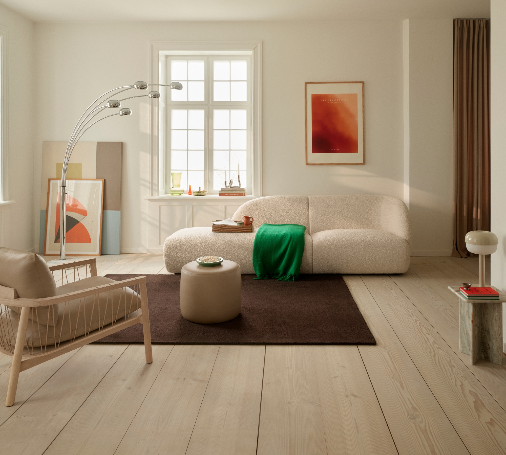 Paula Module 1-seater Right Maya Cream