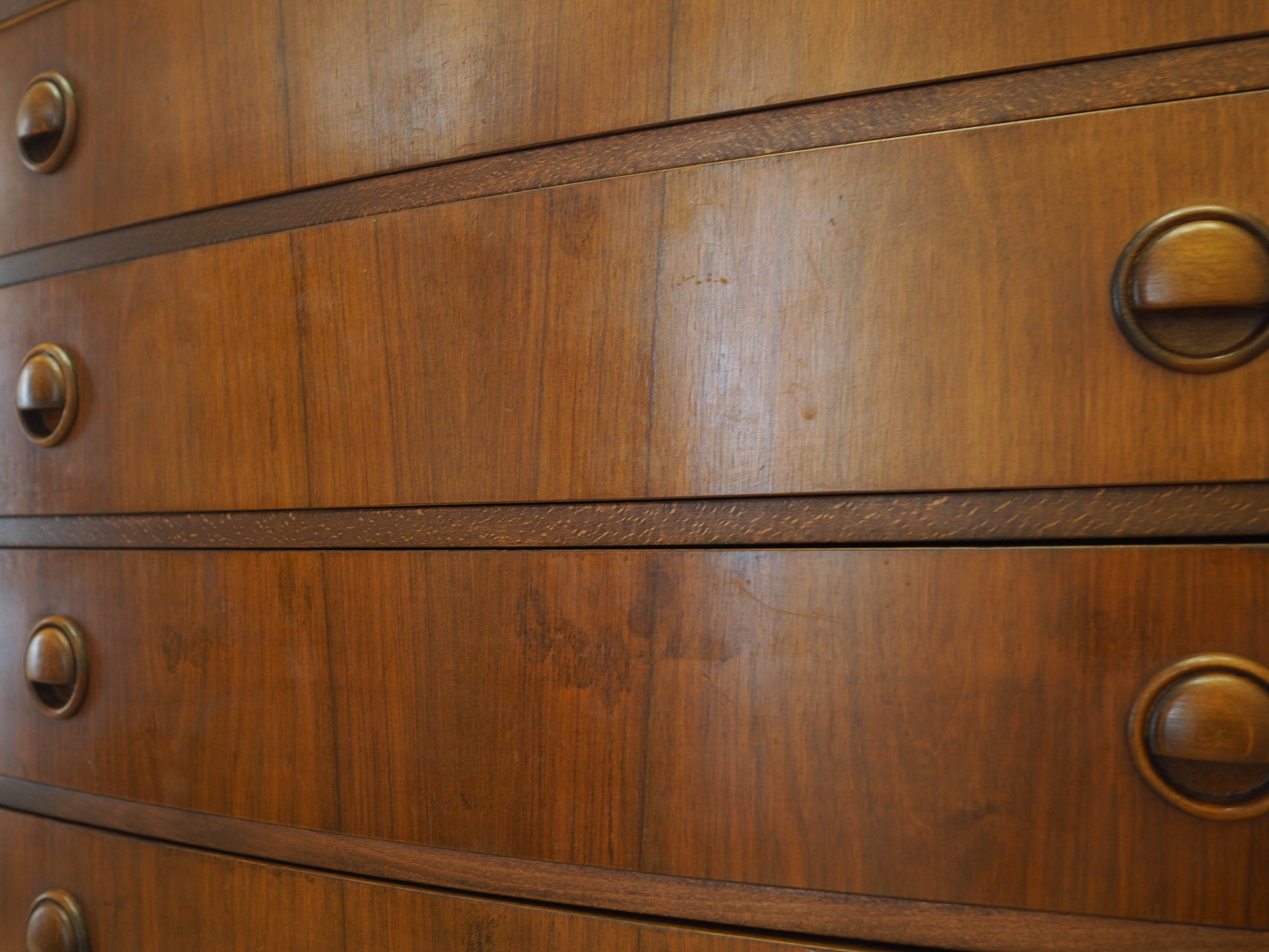 Walnut Chest of Drawers 1960s