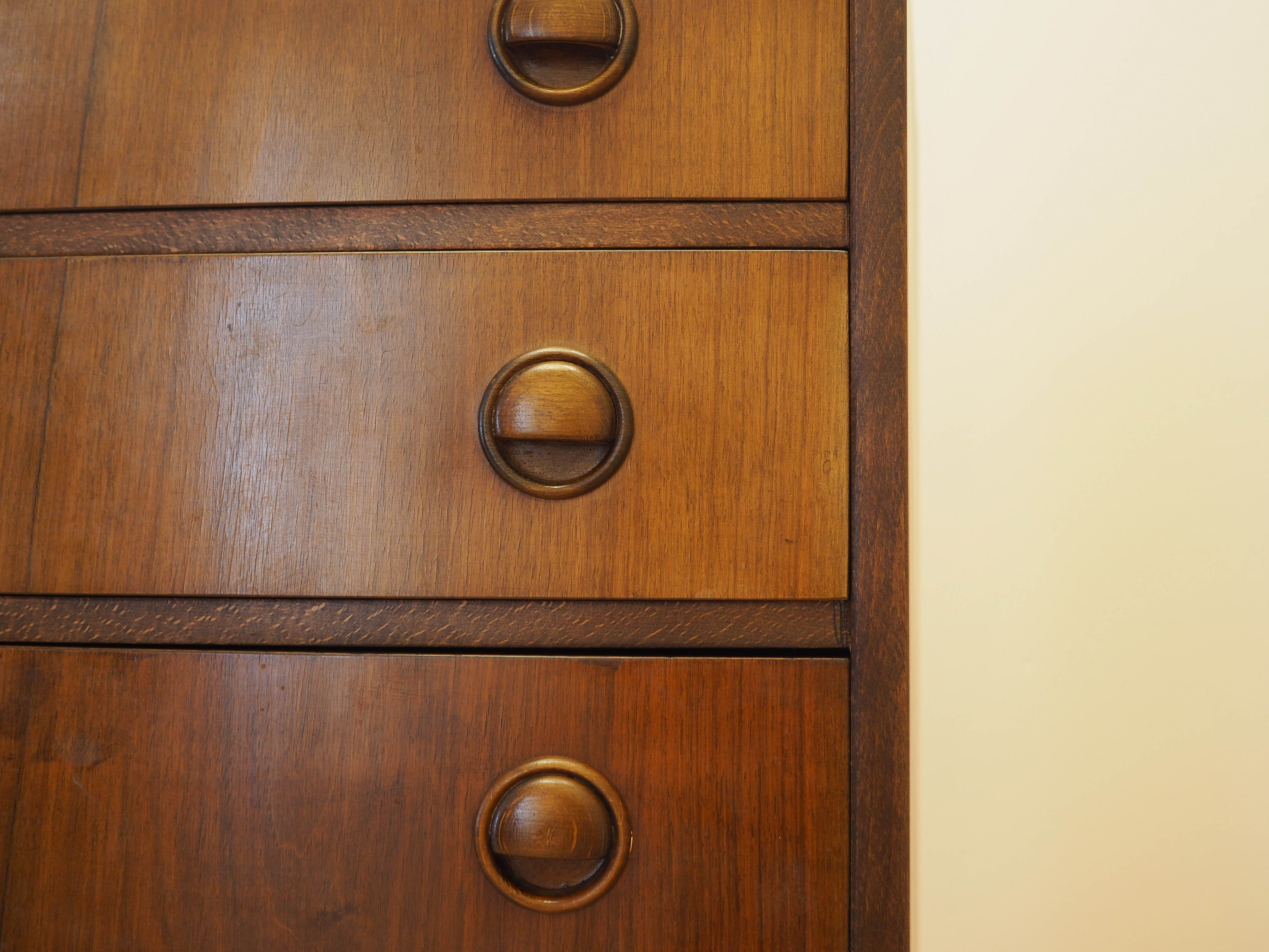 Walnut Chest of Drawers 1960s
