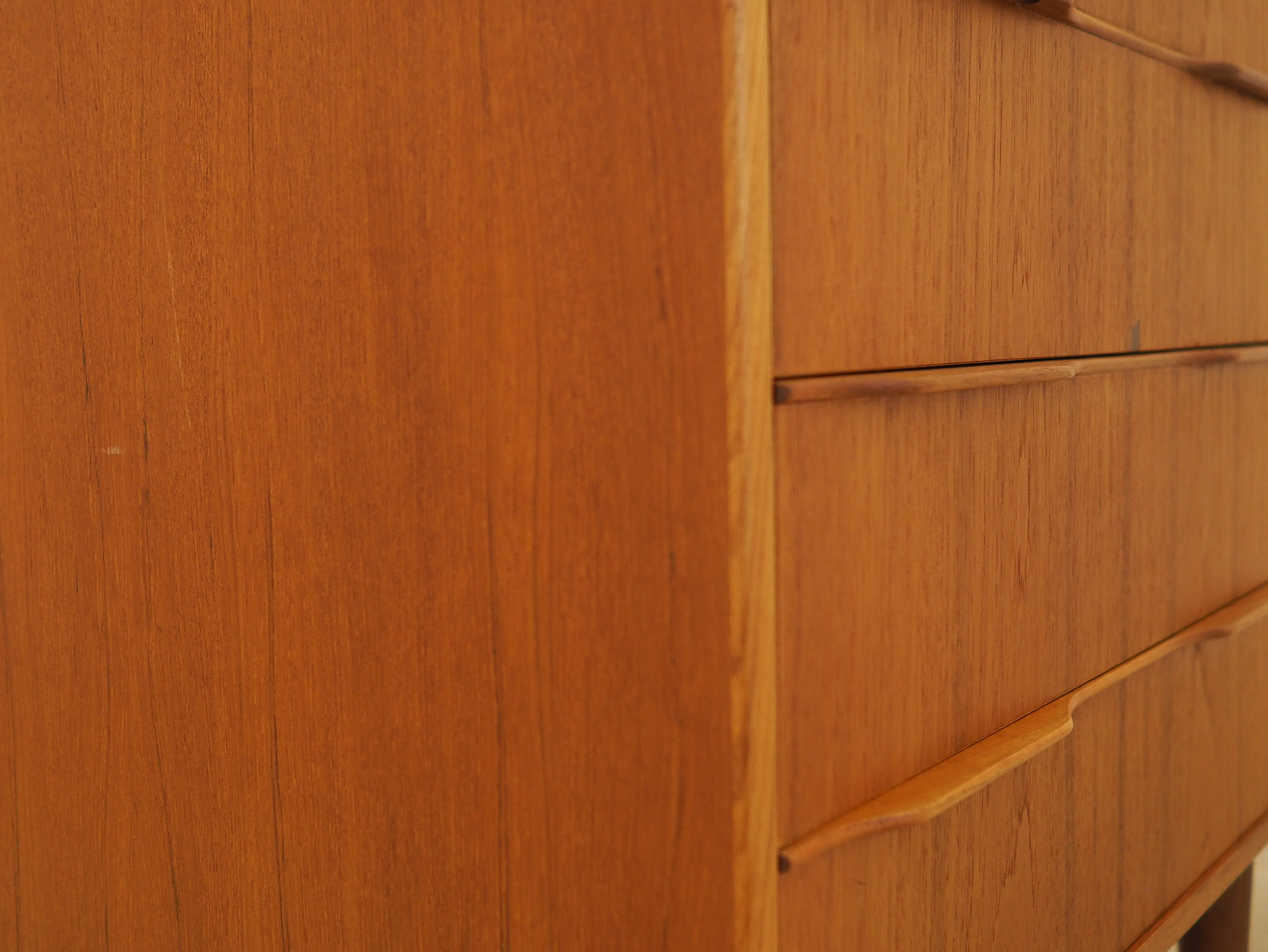 Teak Chest of Drawers 1970s