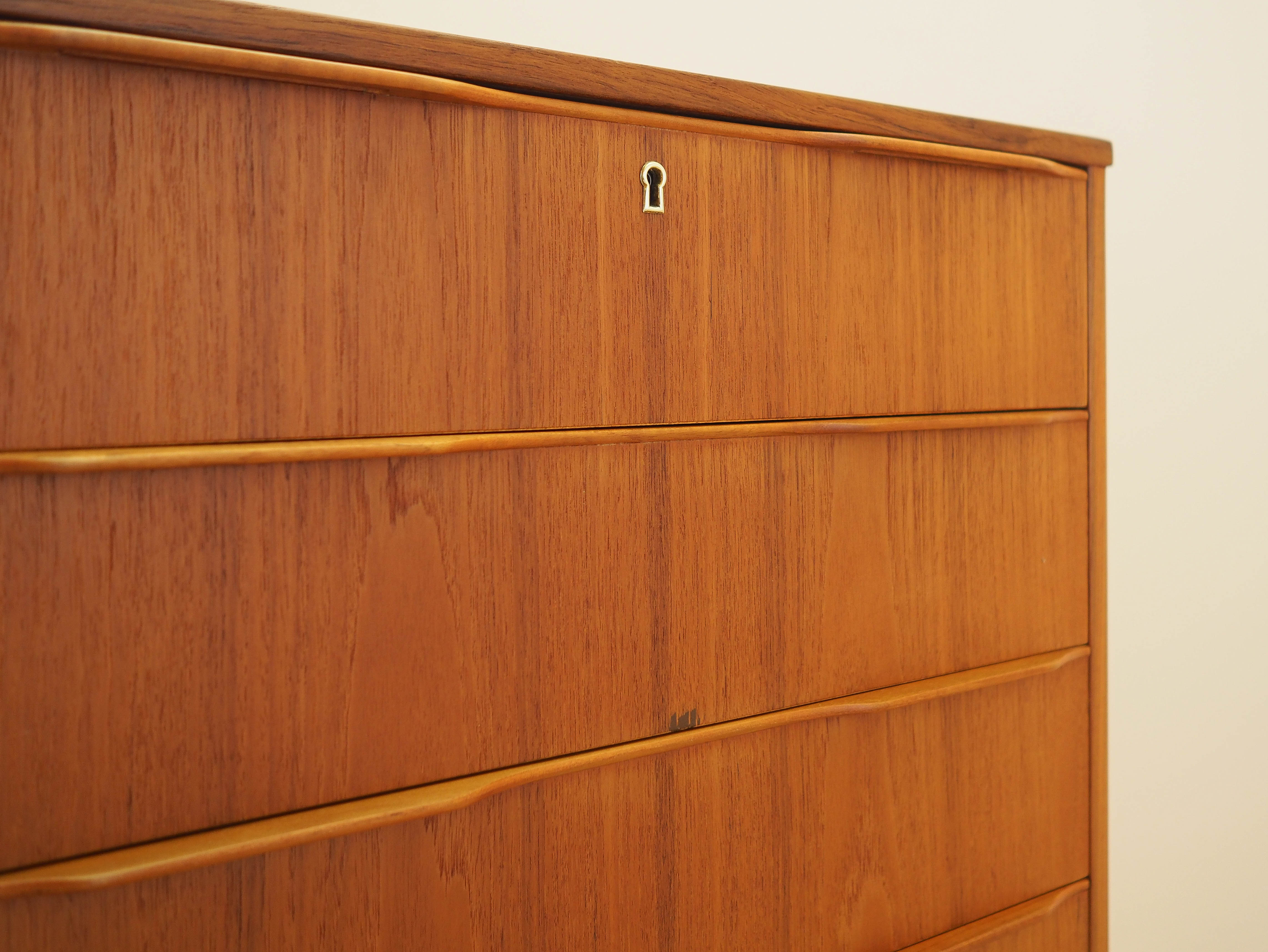 Teak Chest of Drawers 1970s
