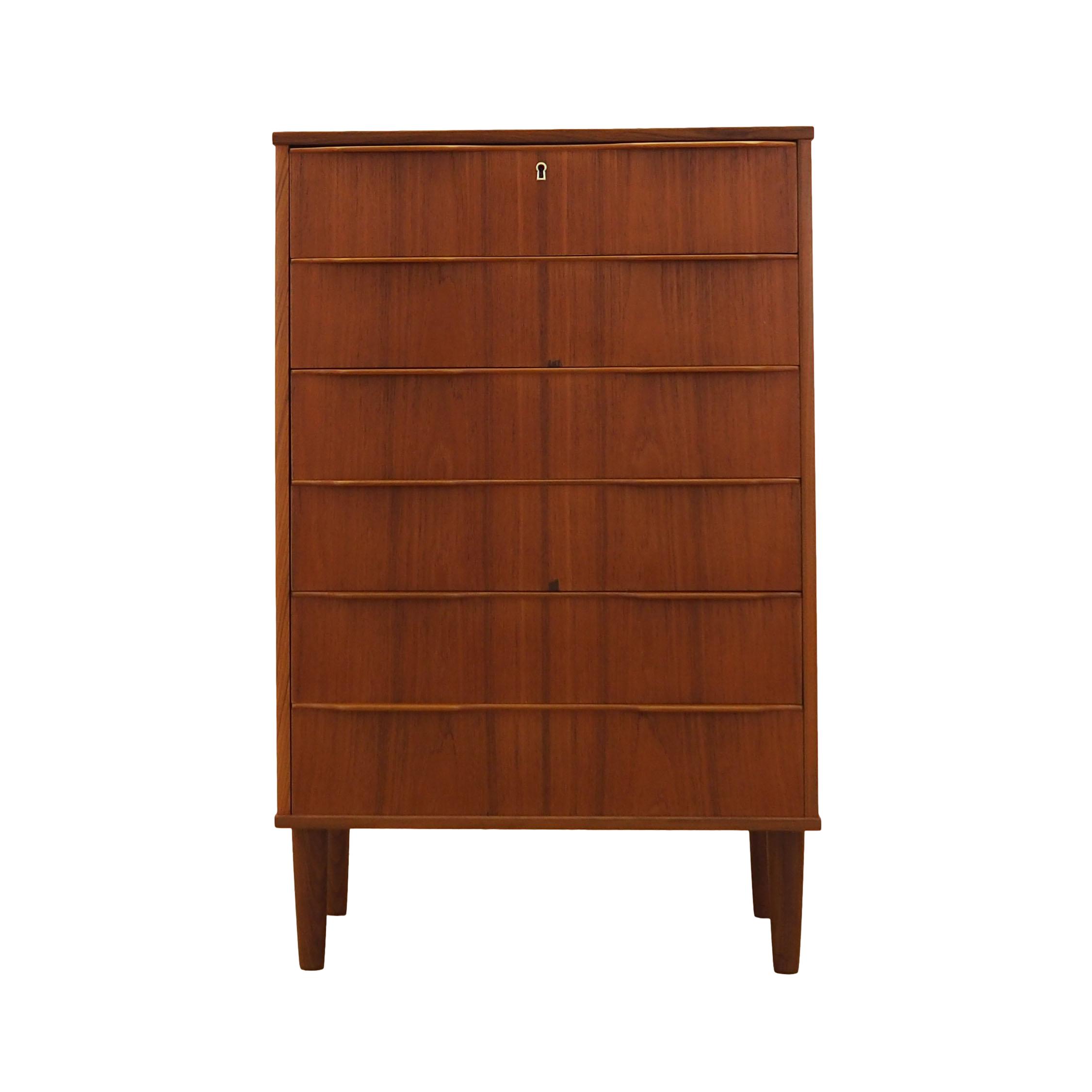 Teak Chest of Drawers 1970s