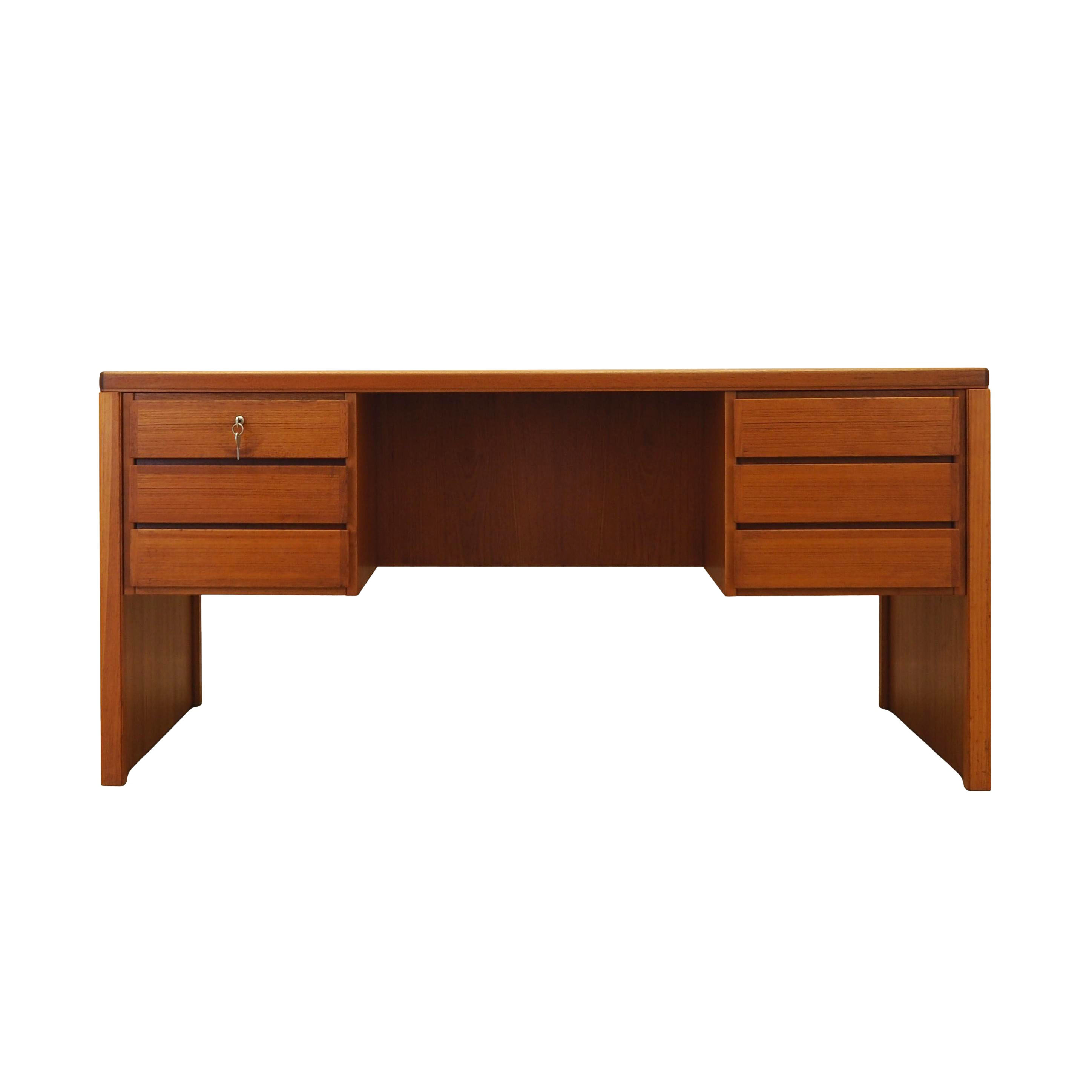 Scrivania in teak anni '70