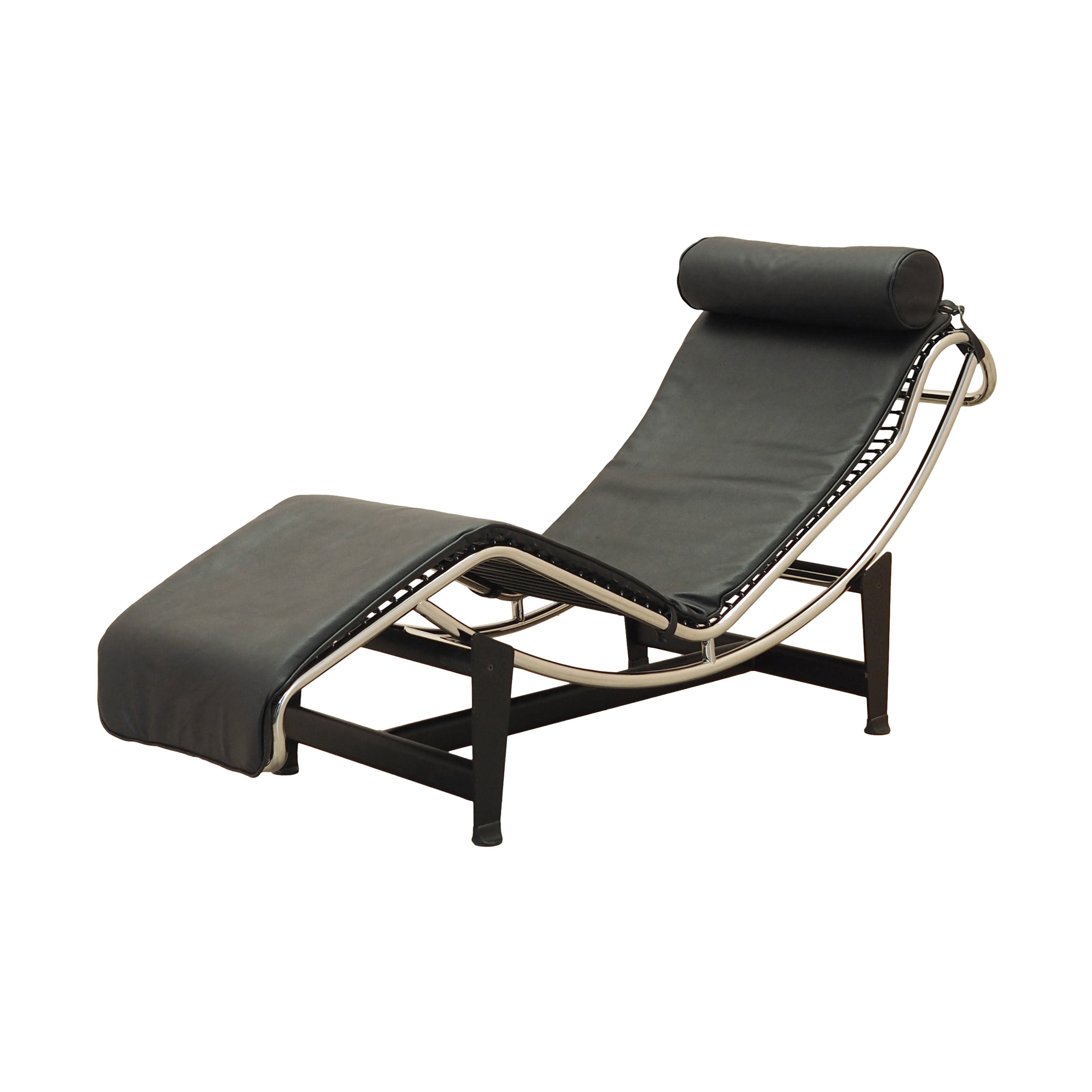 Leather chaise longue in LC4 style 1980s