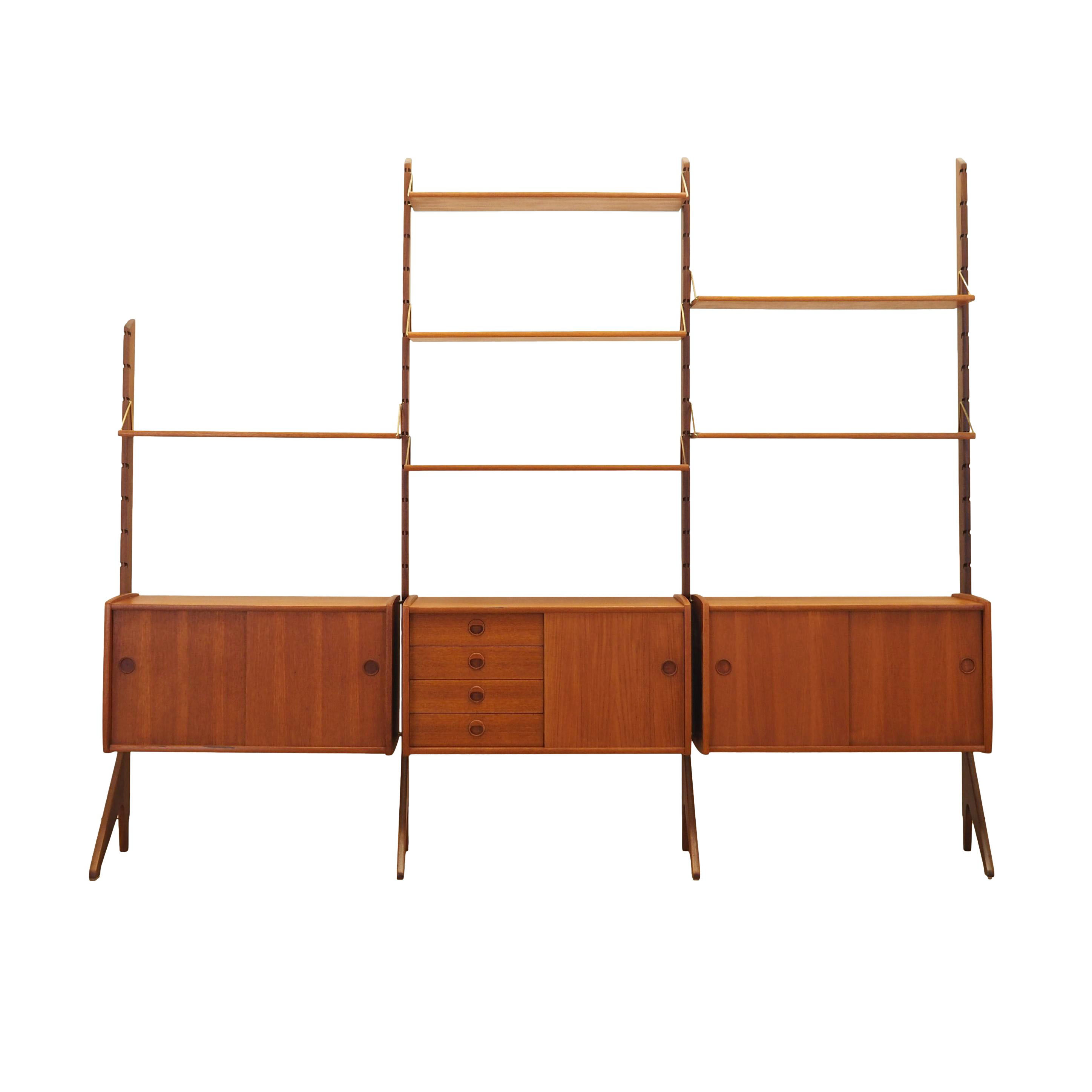 Modulares Regalsystem aus Teak 1960er Jahre