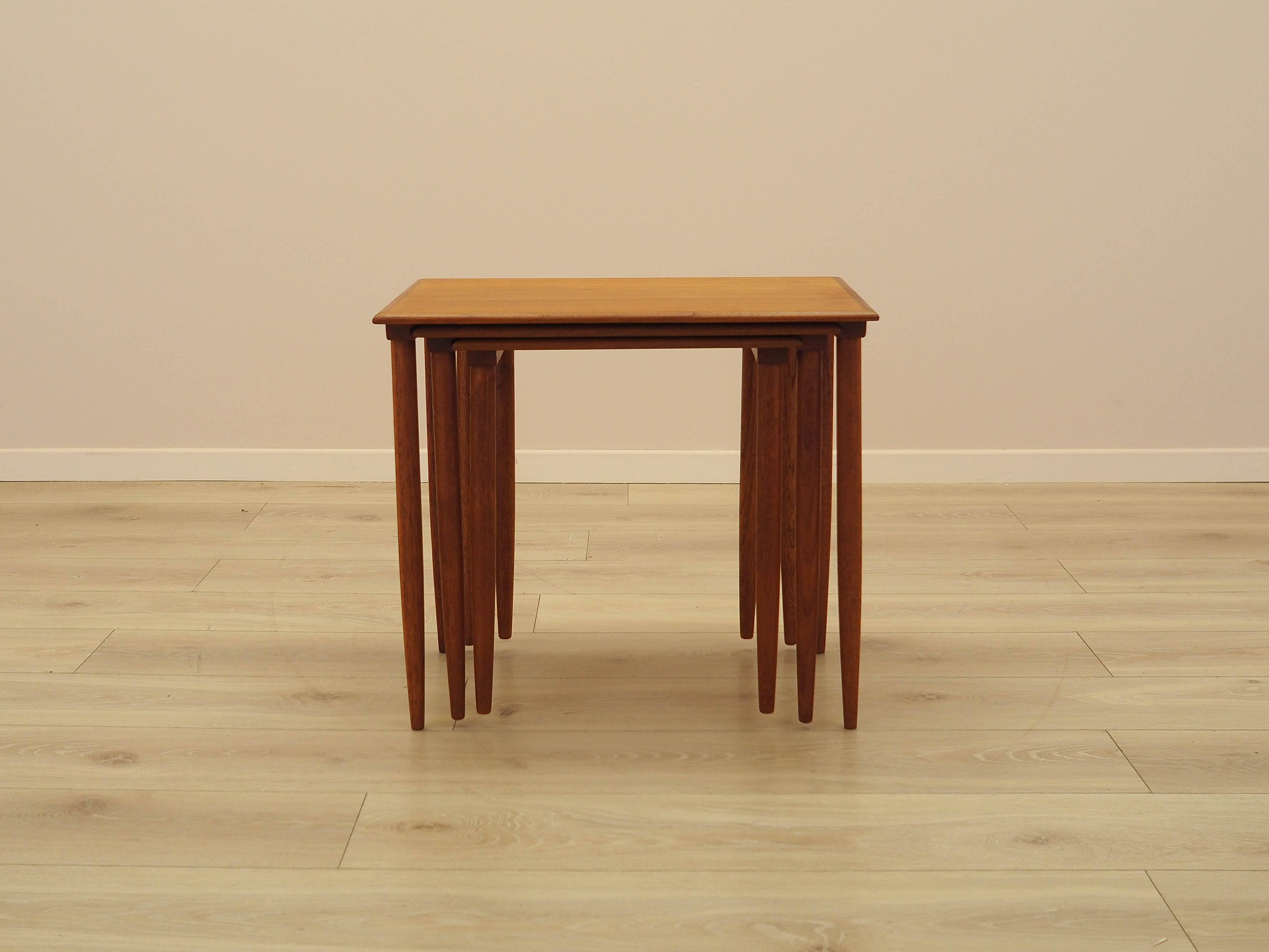 Set of teak side tables 1970s